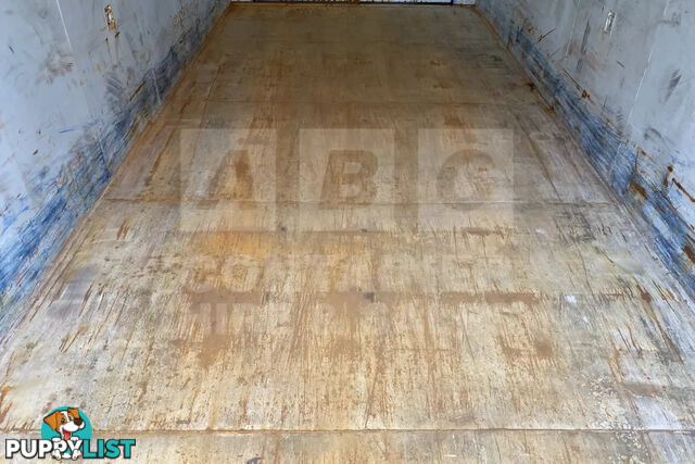 20' HIGH CUBE BULKER SHIPPING CONTAINER (STEEL FLOOR WITH ROOF HATCHES, 2 PALLETS WIDE)