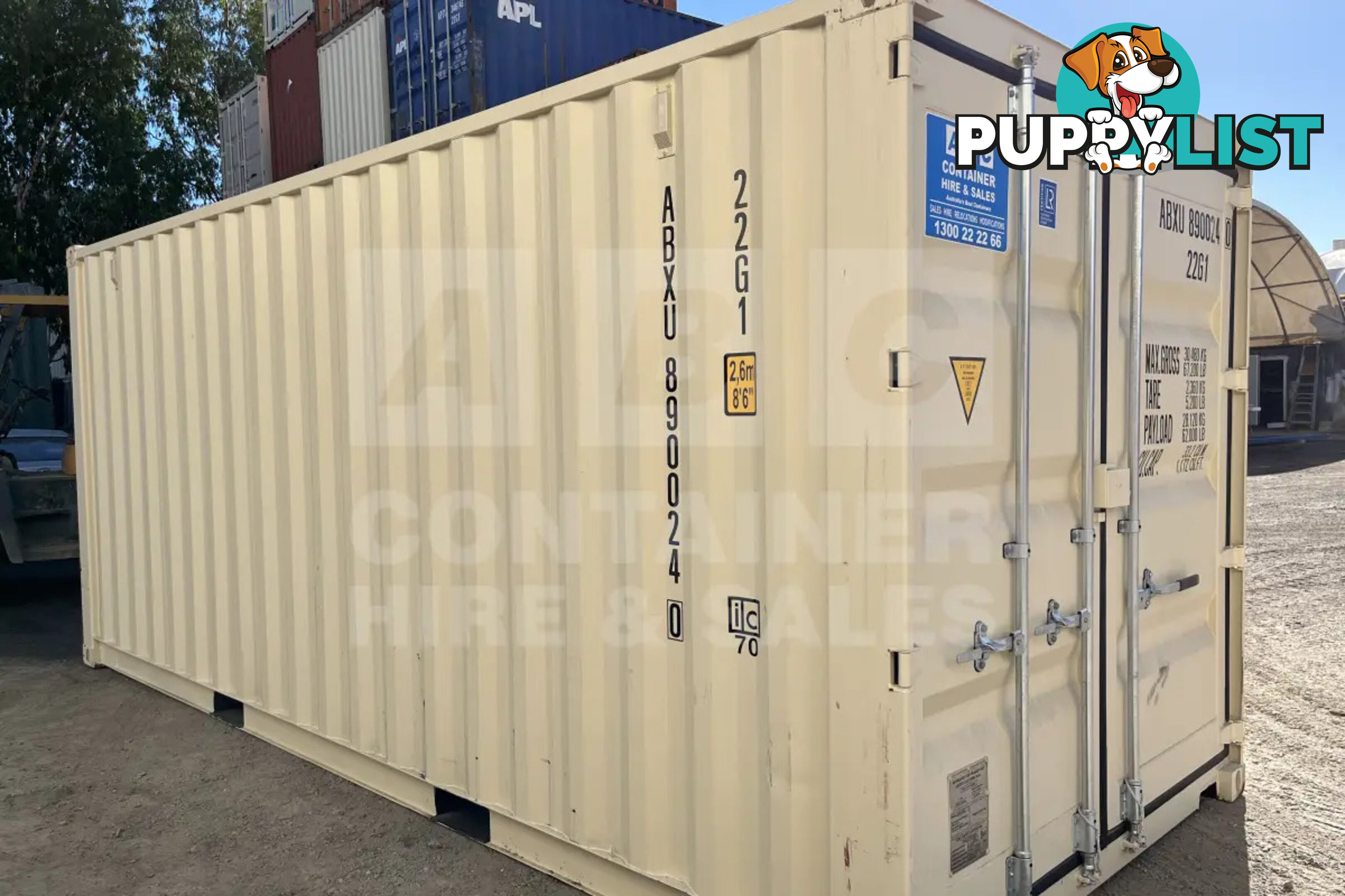 20' STANDARD HEIGHT SHIPPING CONTAINER (STEEL FLOOR)