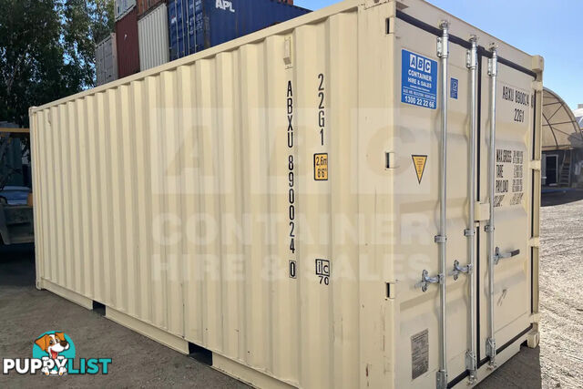 20' STANDARD HEIGHT SHIPPING CONTAINER (STEEL FLOOR)