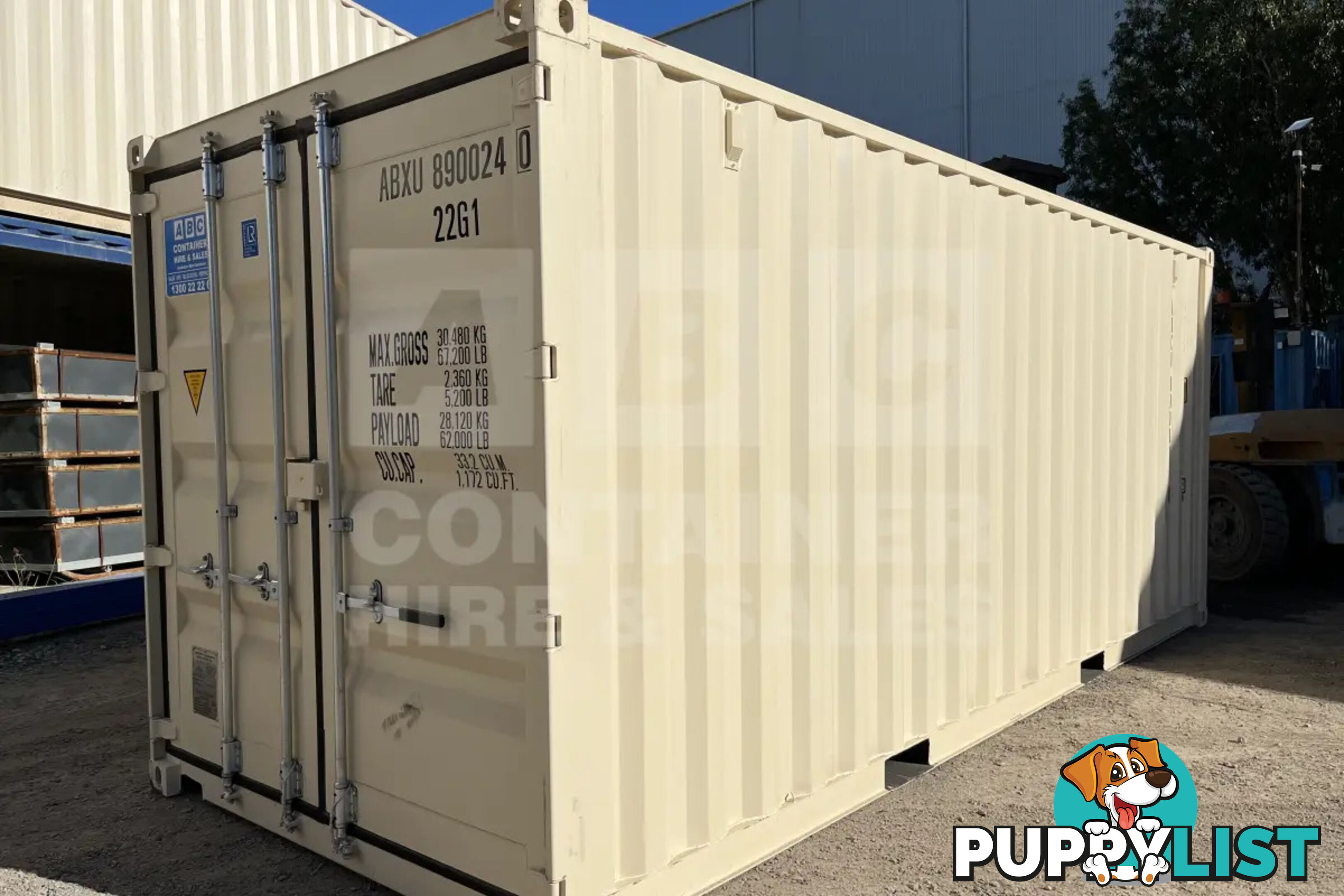 20' STANDARD HEIGHT SHIPPING CONTAINER (STEEL FLOOR)