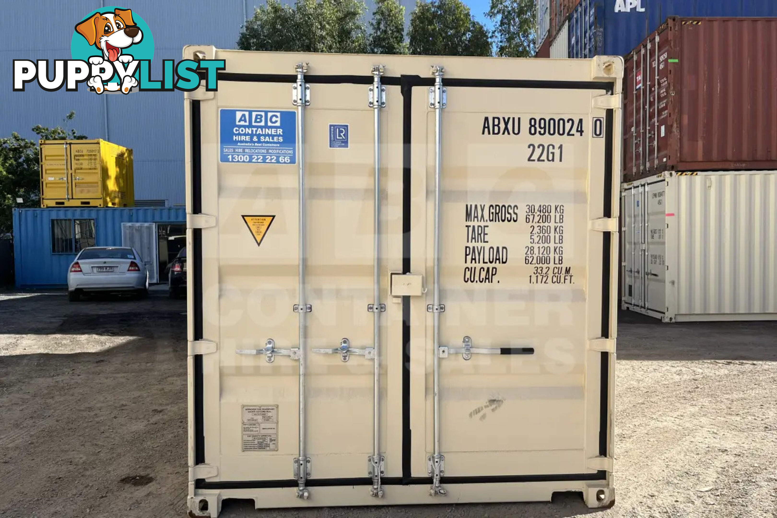 20' STANDARD HEIGHT SHIPPING CONTAINER (STEEL FLOOR)