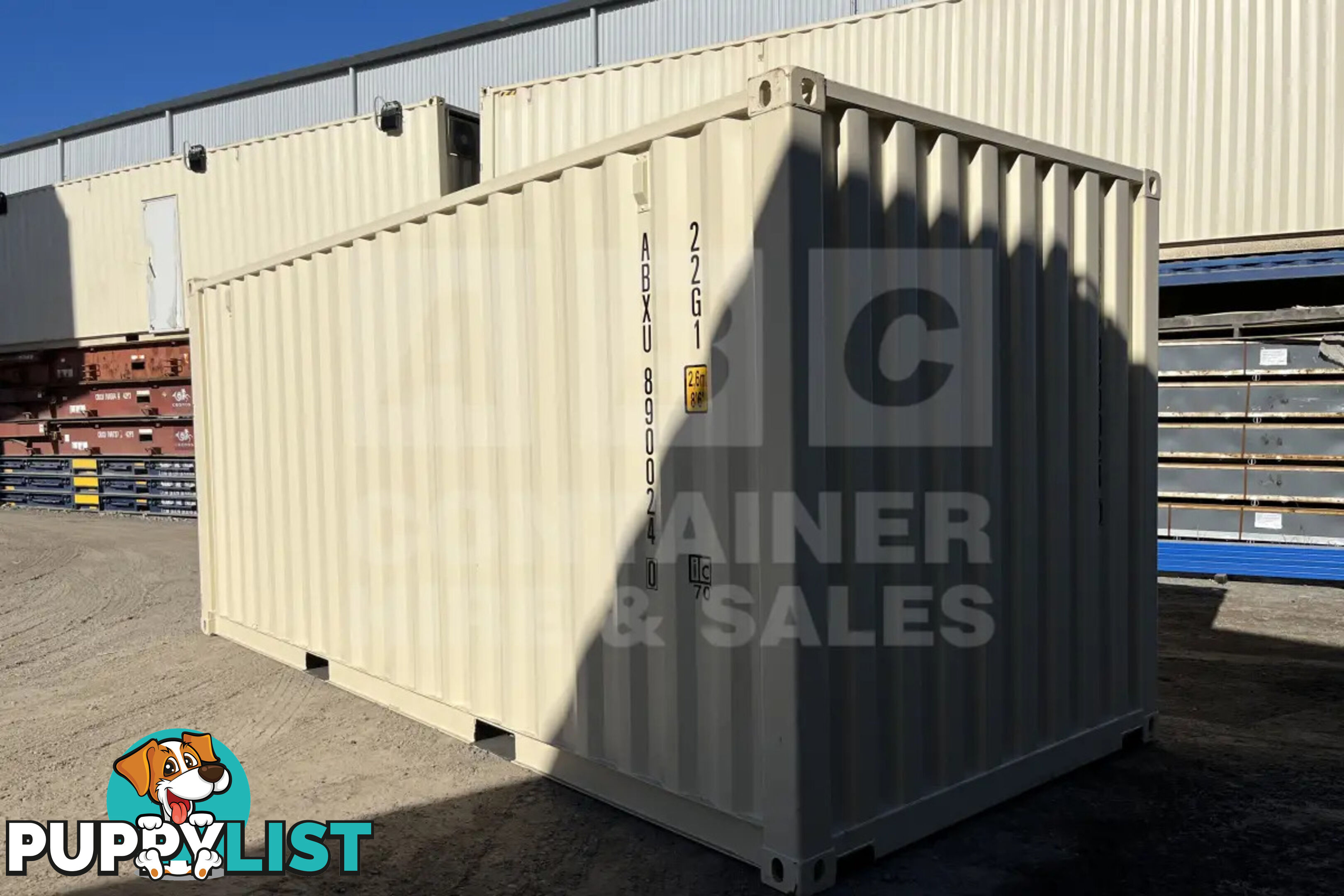 20' STANDARD HEIGHT SHIPPING CONTAINER (STEEL FLOOR)