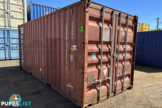 20' STANDARD HEIGHT SHIPPING CONTAINER - in Toowoomba