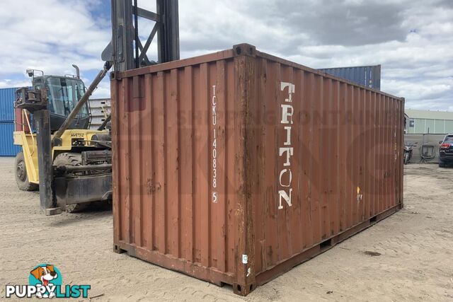 20' STANDARD HEIGHT SHIPPING CONTAINER - in Brisbane