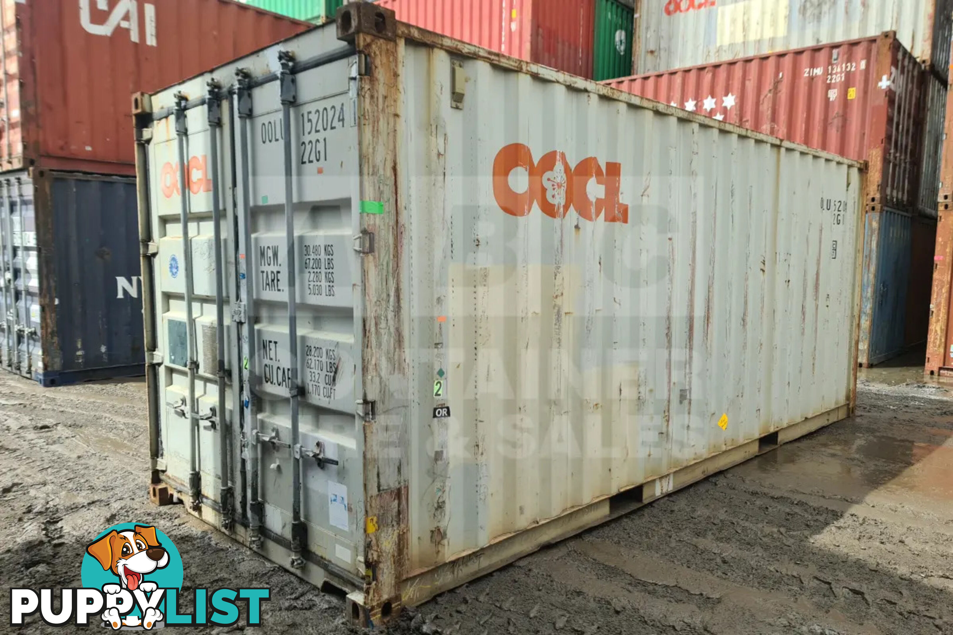 20' STANDARD HEIGHT SHIPPING CONTAINER