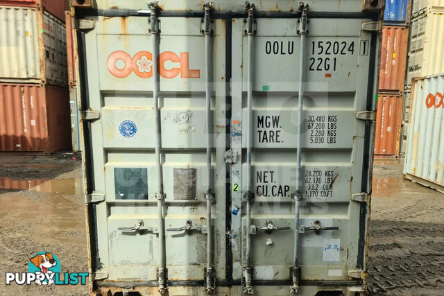 20' STANDARD HEIGHT SHIPPING CONTAINER