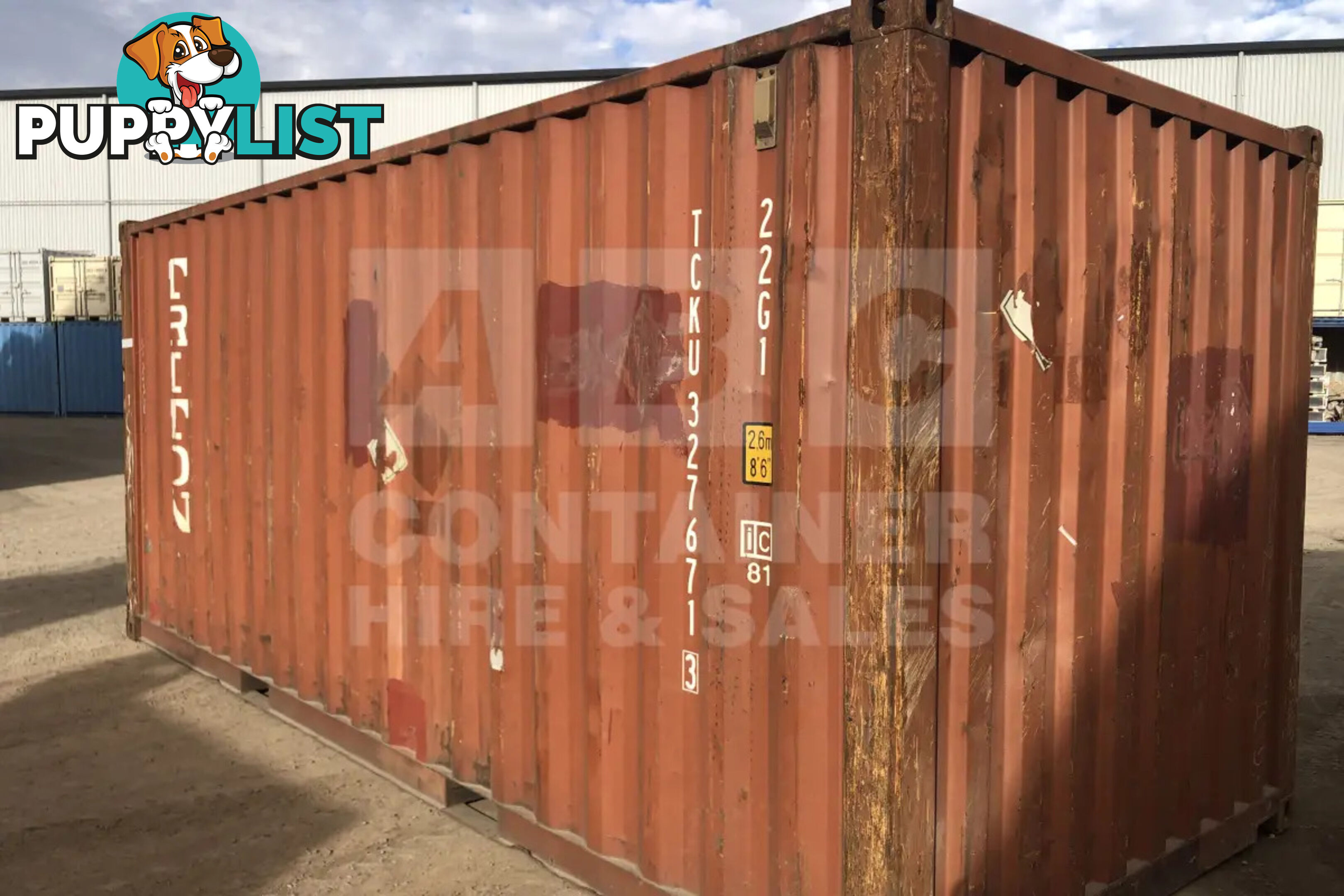 20' STANDARD HEIGHT SHIPPING CONTAINER