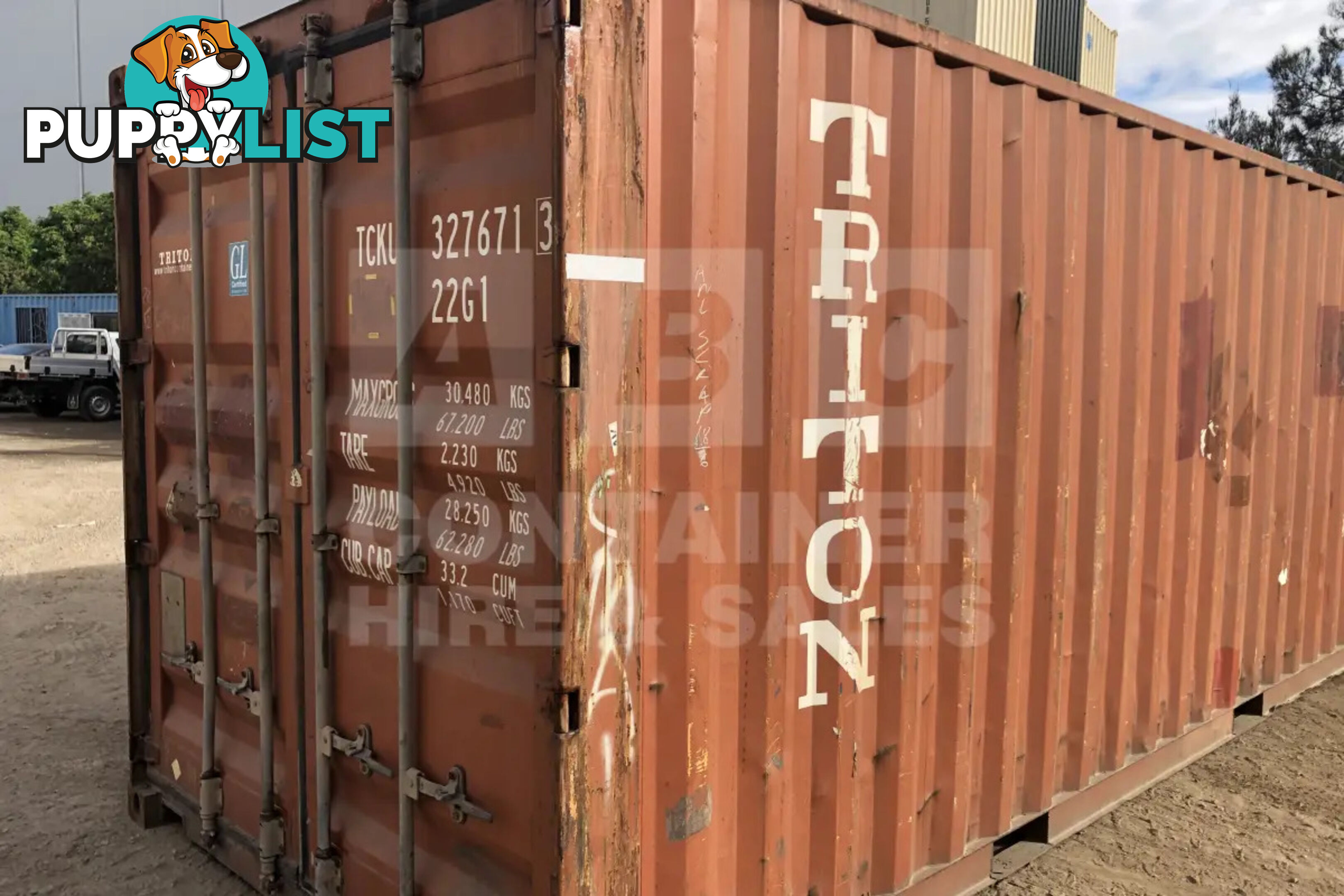 20' STANDARD HEIGHT SHIPPING CONTAINER