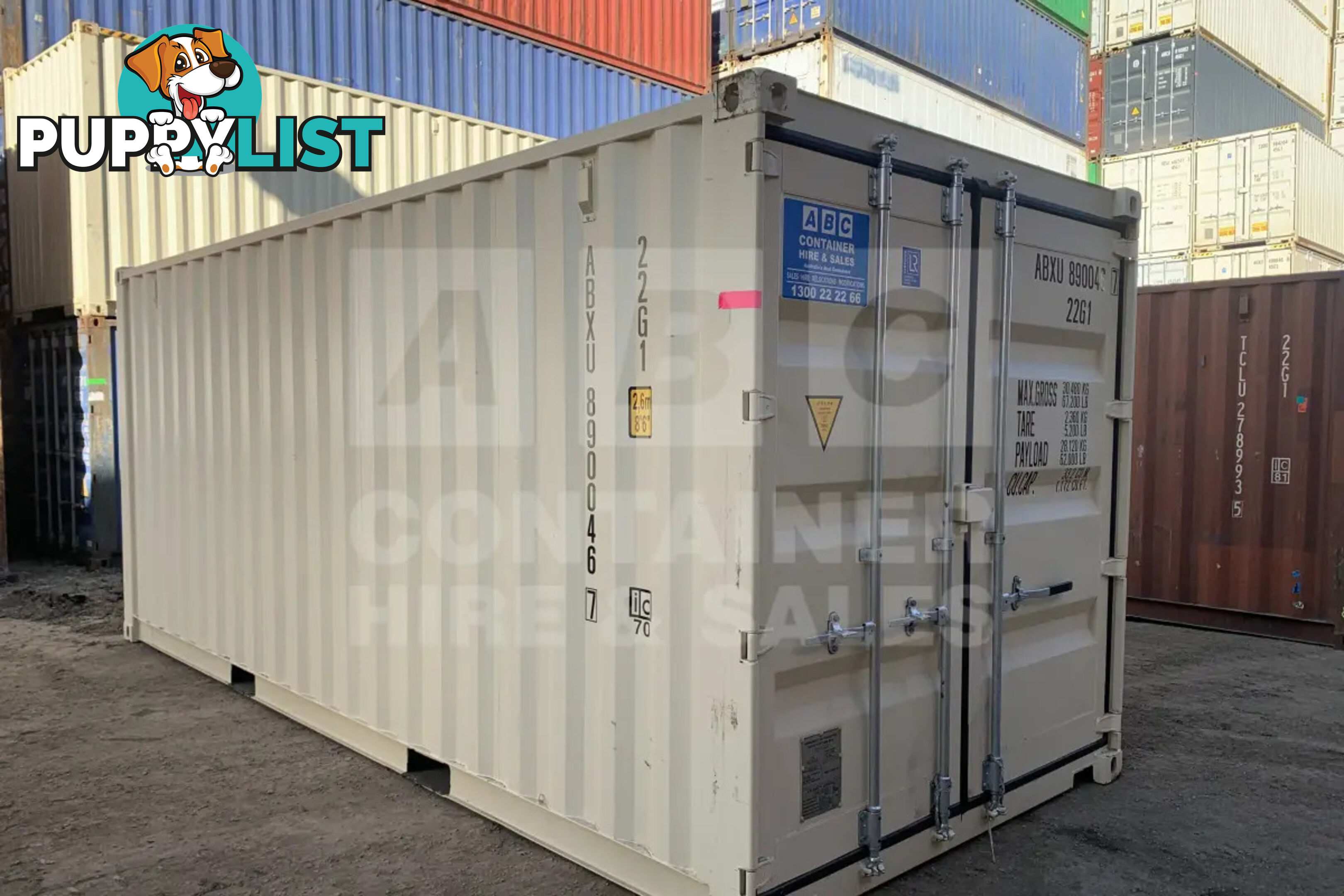 20' STANDARD HEIGHT SHIPPING CONTAINER (STEEL FLOOR) - in Rockhampton