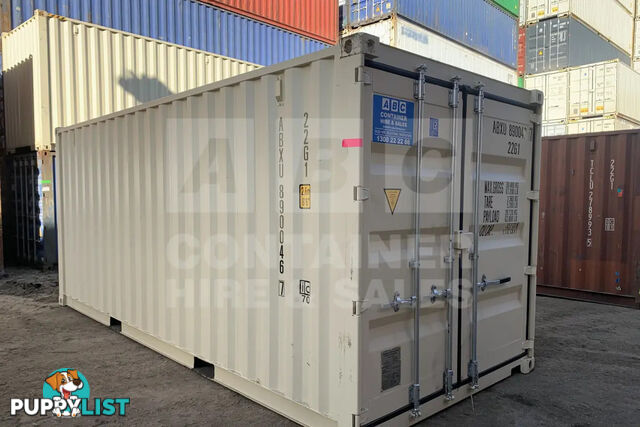 20' STANDARD HEIGHT SHIPPING CONTAINER (STEEL FLOOR) - in Rockhampton
