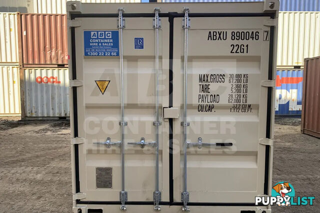 20' STANDARD HEIGHT SHIPPING CONTAINER (STEEL FLOOR) - in Rockhampton