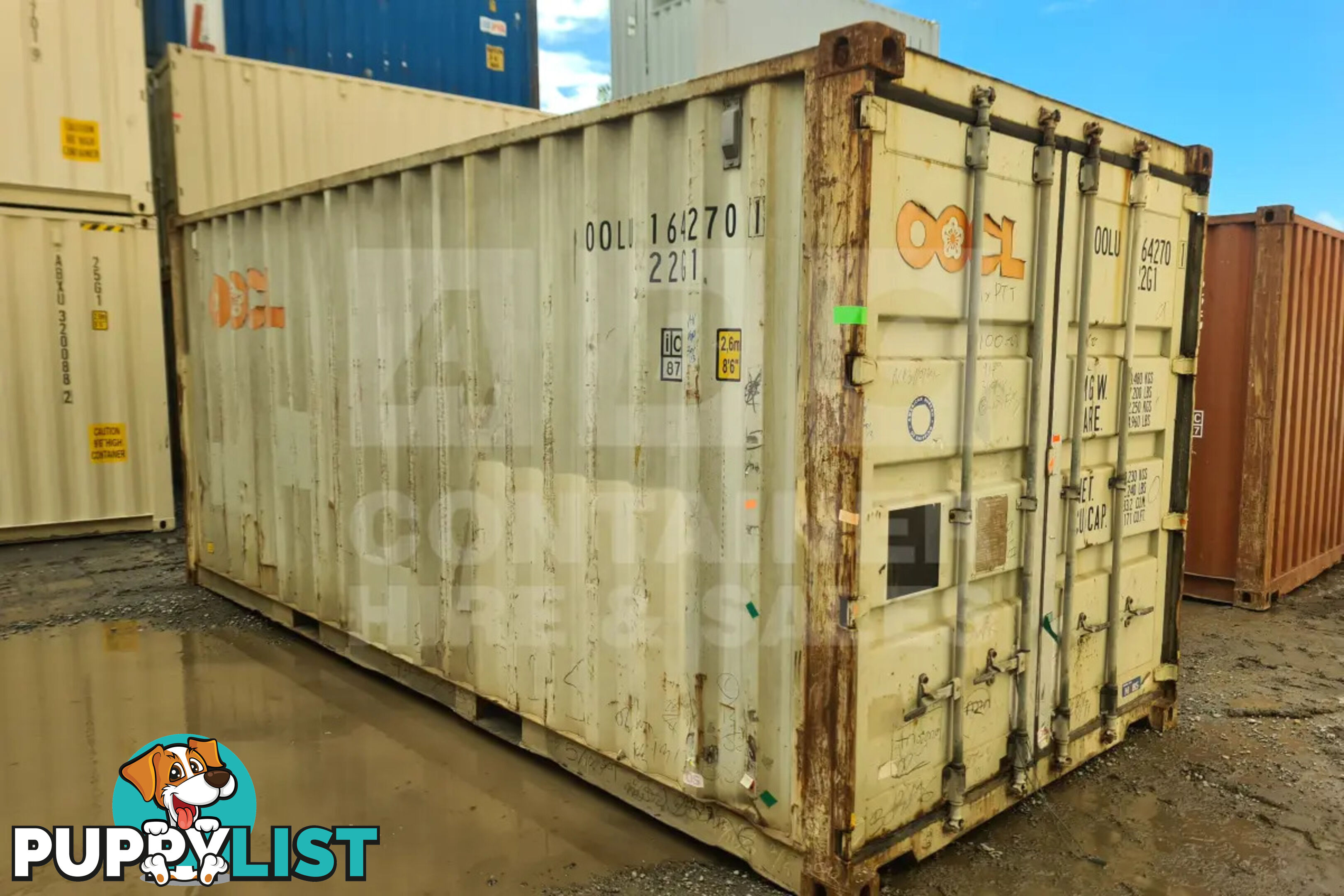 20' STANDARD HEIGHT SHIPPING CONTAINER