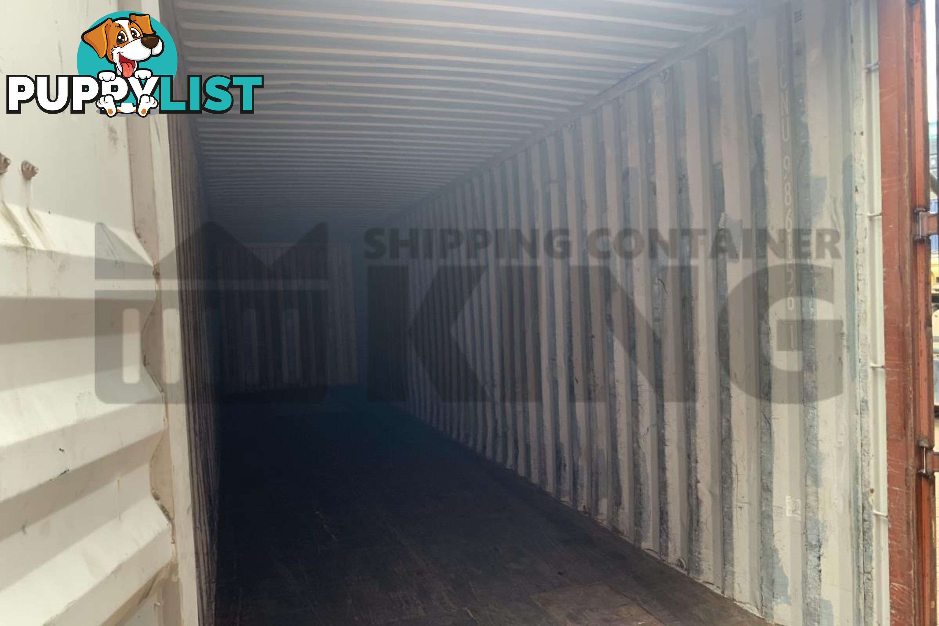 40' HIGH CUBE SHIPPING CONTAINER - in Chinchilla