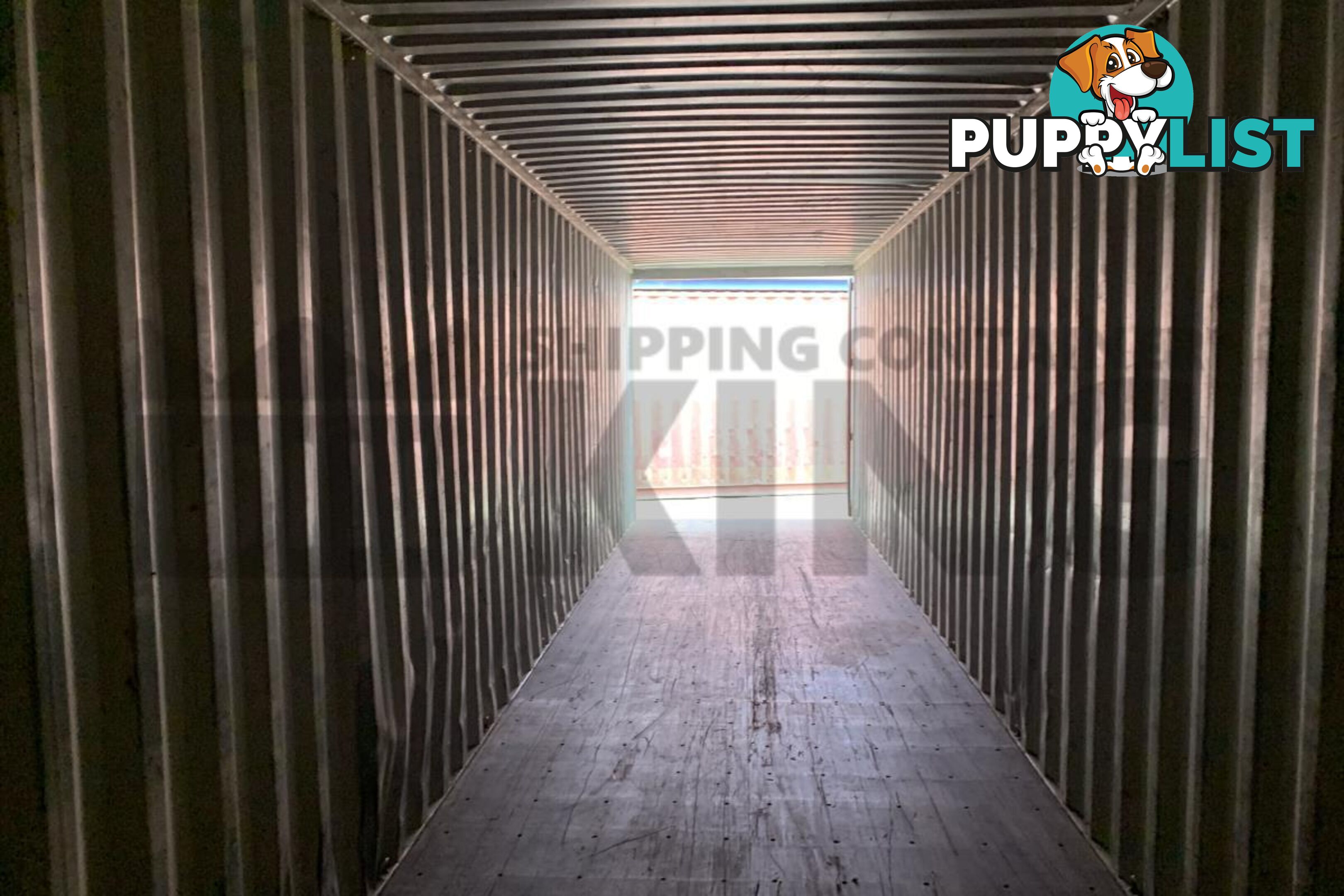 40' HIGH CUBE SHIPPING CONTAINER - in Chinchilla