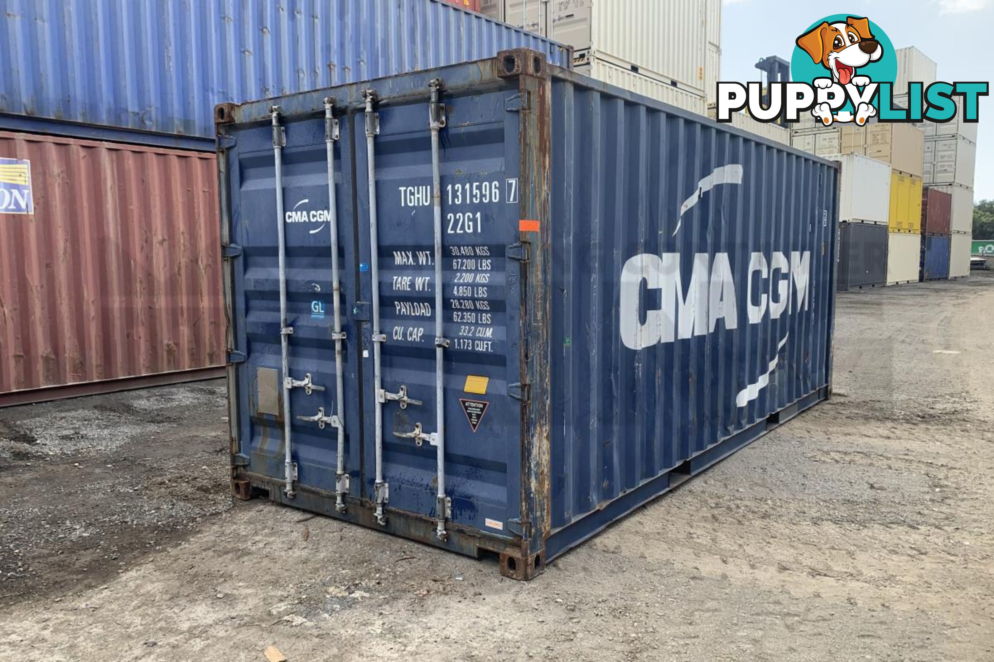 20' STANDARD HEIGHT SHIPPING CONTAINER - in Brisbane