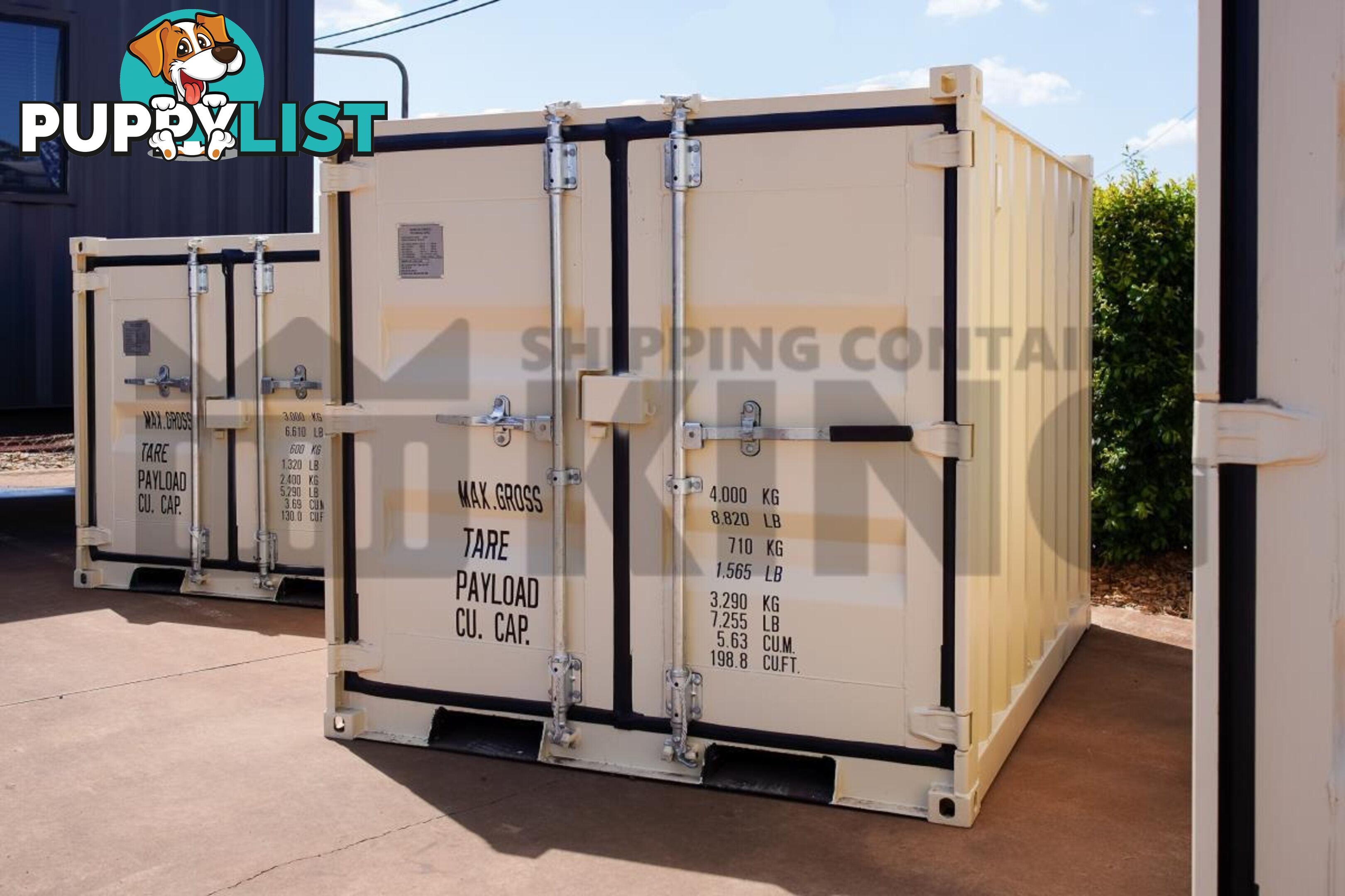 7' MINI CUBE SHIPPING CONTAINER - in Rockhampton