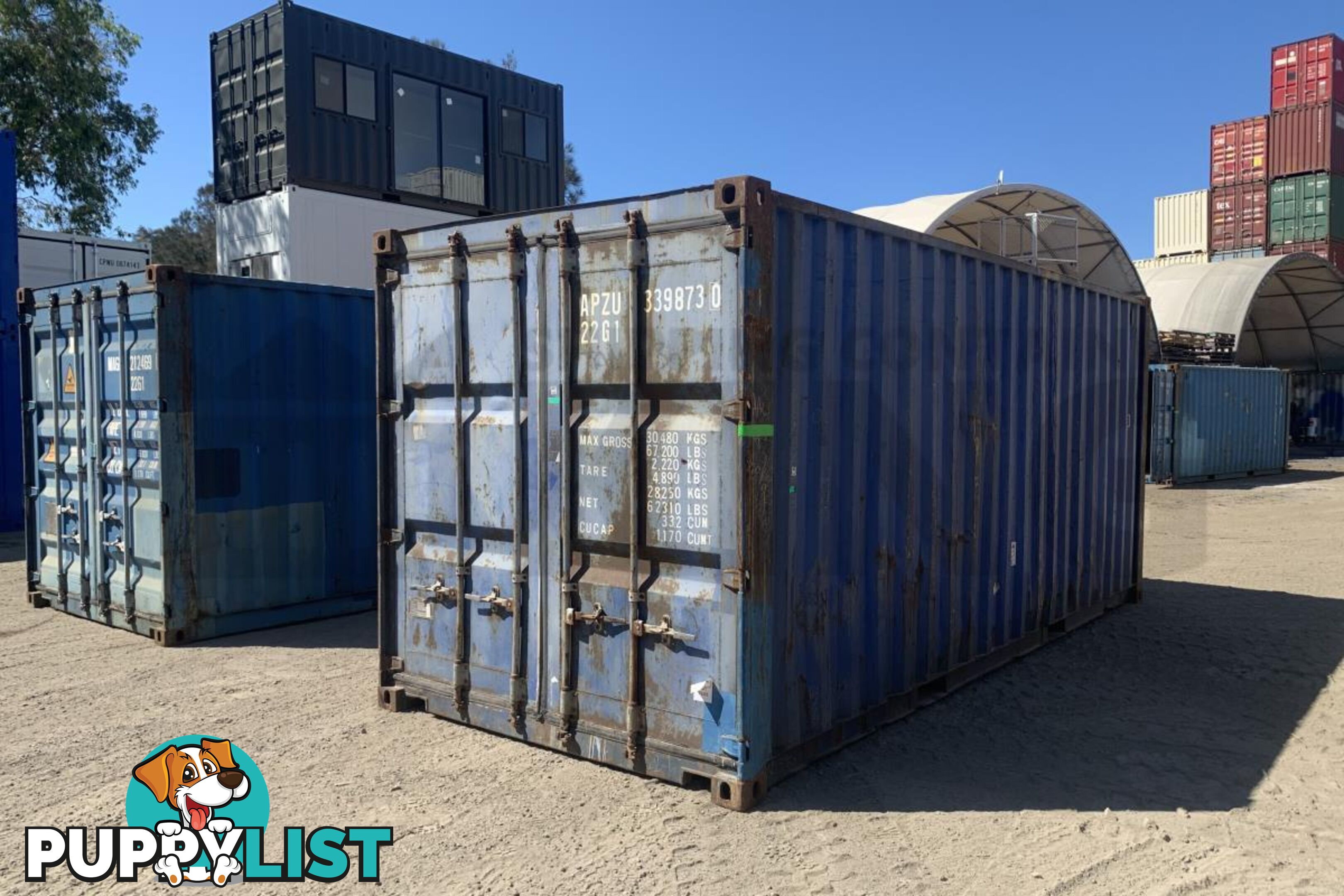 20' STANDARD HEIGHT SHIPPING CONTAINER - in Brisbane