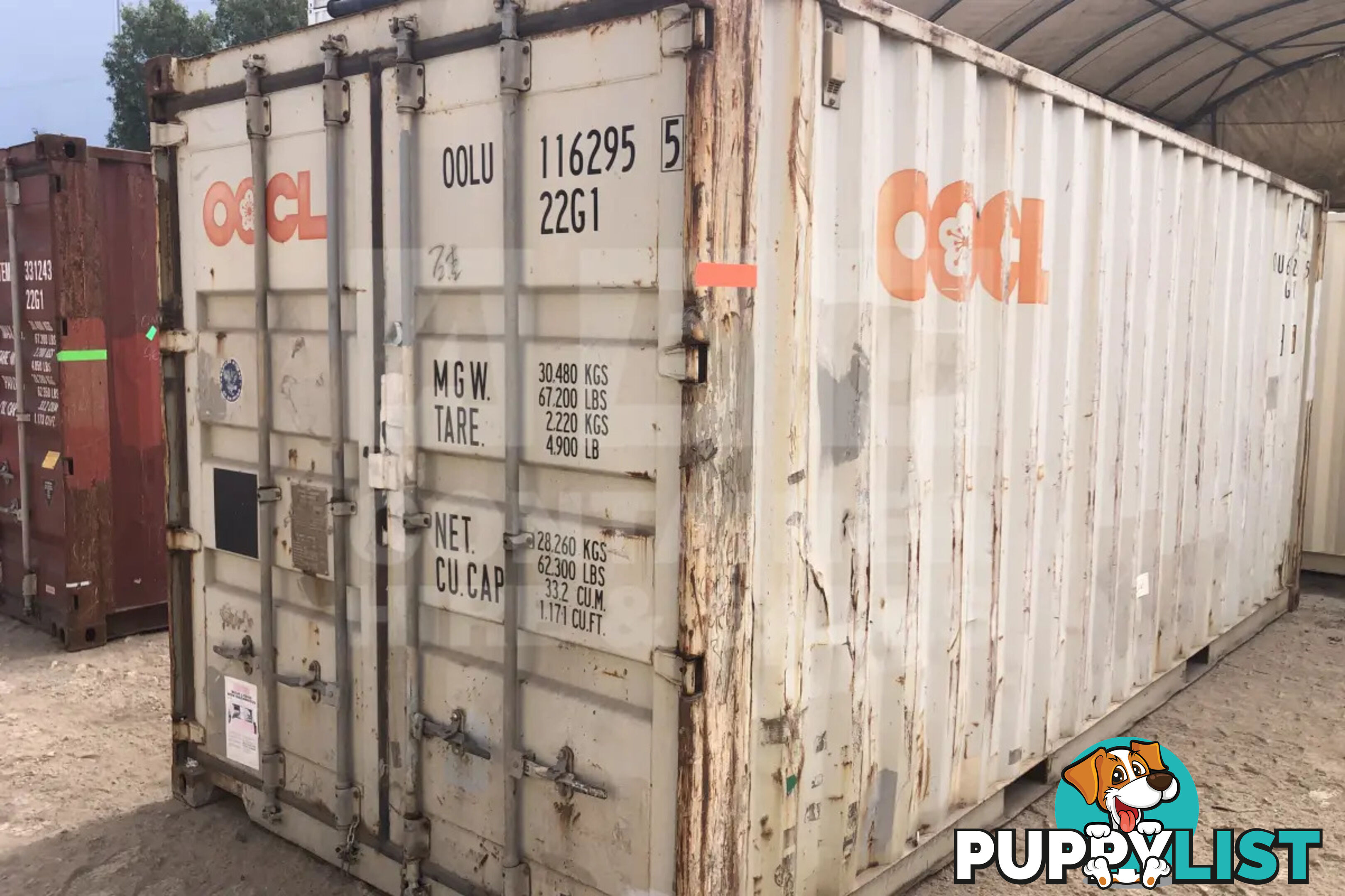 20' STANDARD HEIGHT SHIPPING CONTAINER - in Brisbane