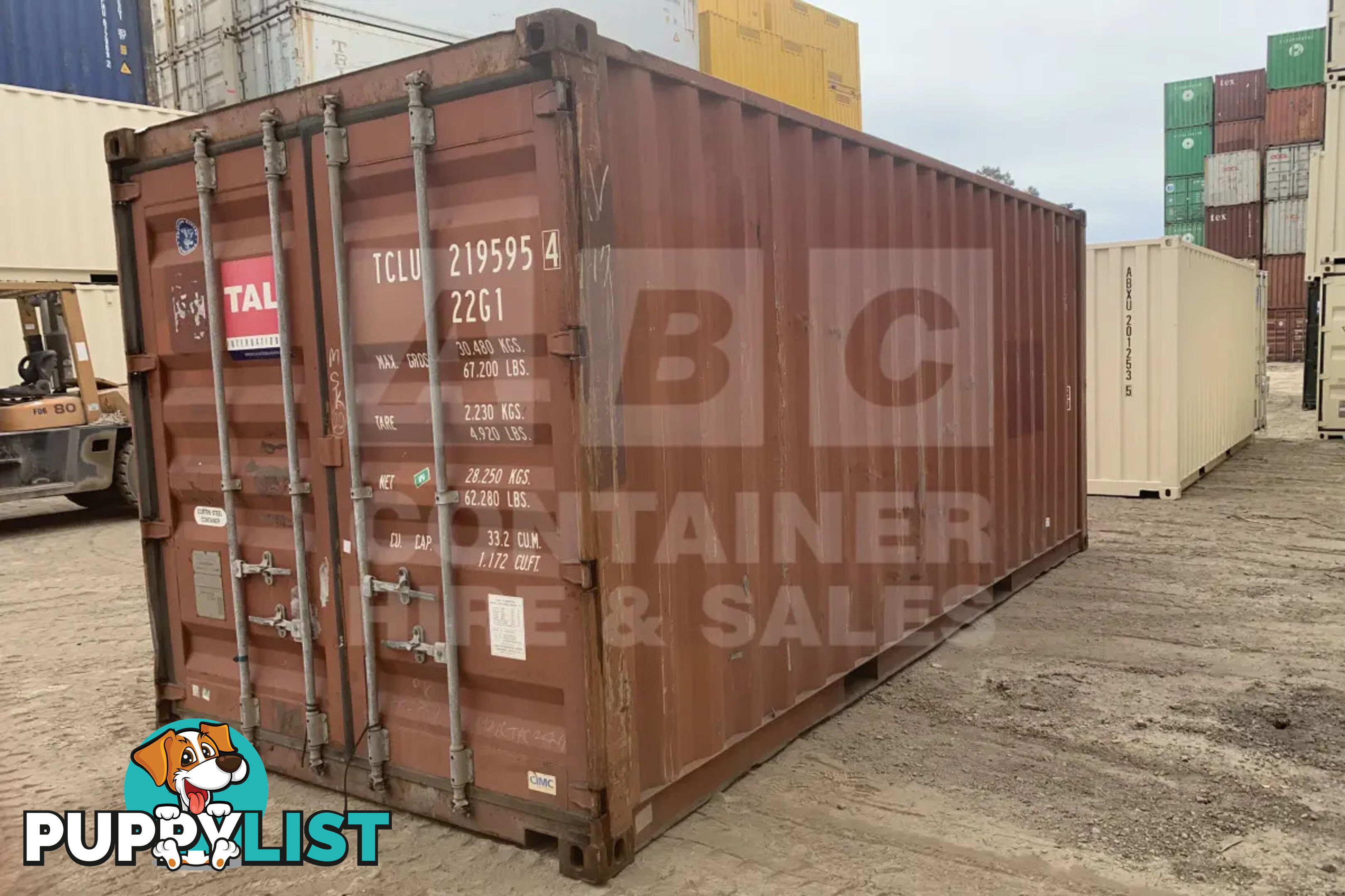 20' STANDARD HEIGHT SHIPPING CONTAINER
