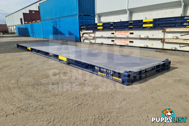 40' PLATFORM 316MM BASE DEPTH SHIPPING CONTAINER (BUILT IN TWIST LOCK)