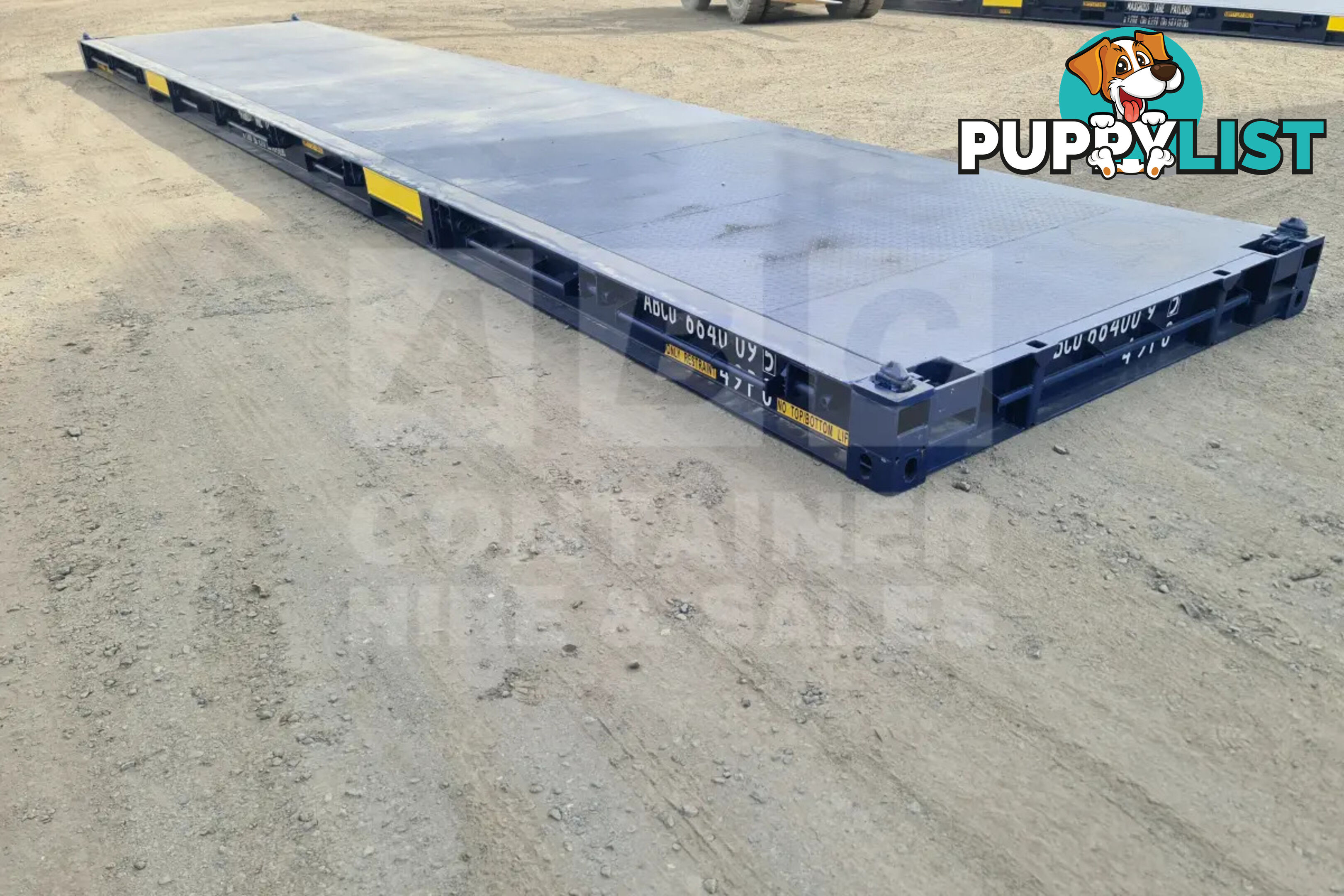 40' PLATFORM 316MM BASE DEPTH SHIPPING CONTAINER (BUILT IN TWIST LOCK)