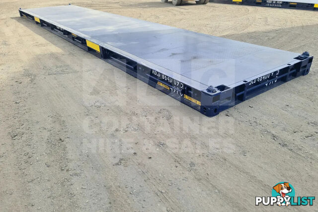 40' PLATFORM 316MM BASE DEPTH SHIPPING CONTAINER (BUILT IN TWIST LOCK)