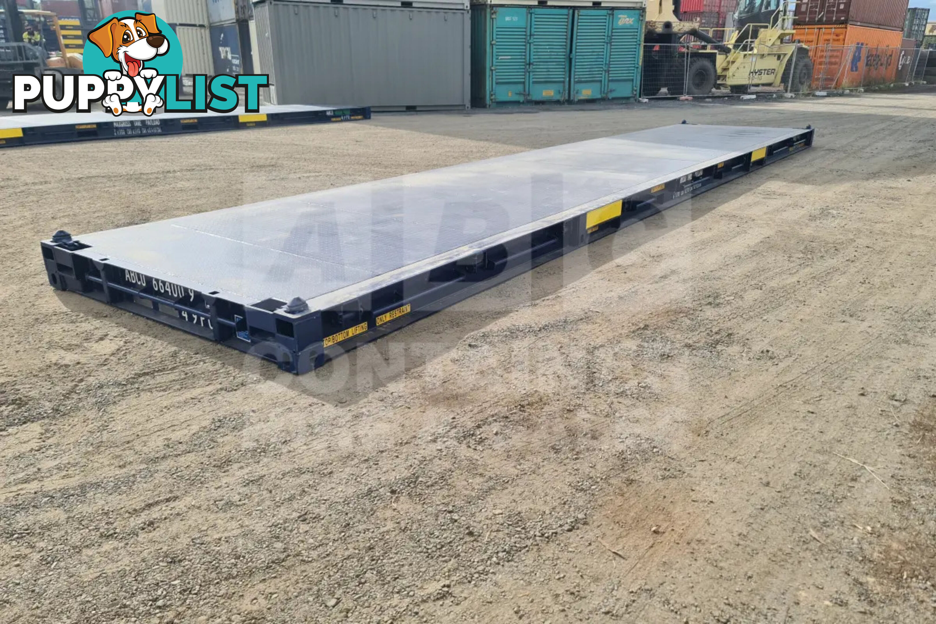 40' PLATFORM 316MM BASE DEPTH SHIPPING CONTAINER (BUILT IN TWIST LOCK)