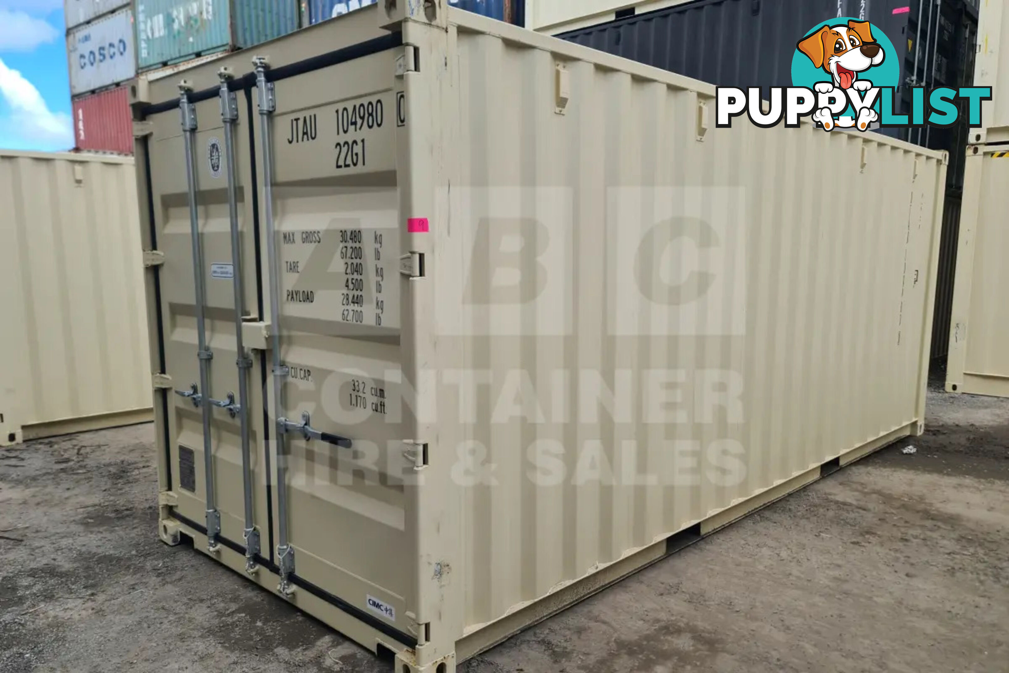 20' STANDARD HEIGHT SHIPPING CONTAINER