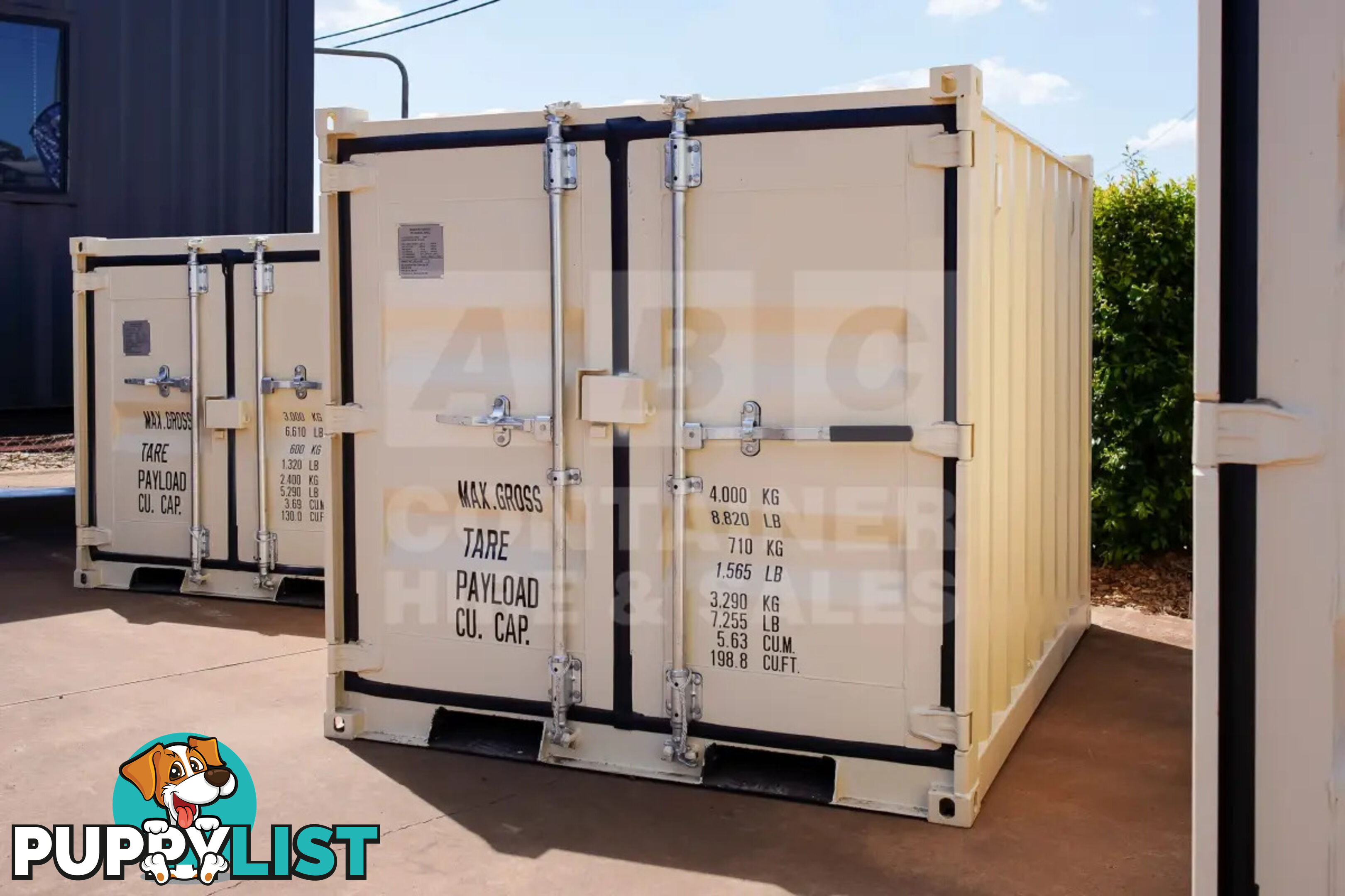 7' MINI CUBE SHIPPING CONTAINER - in Rockhampton