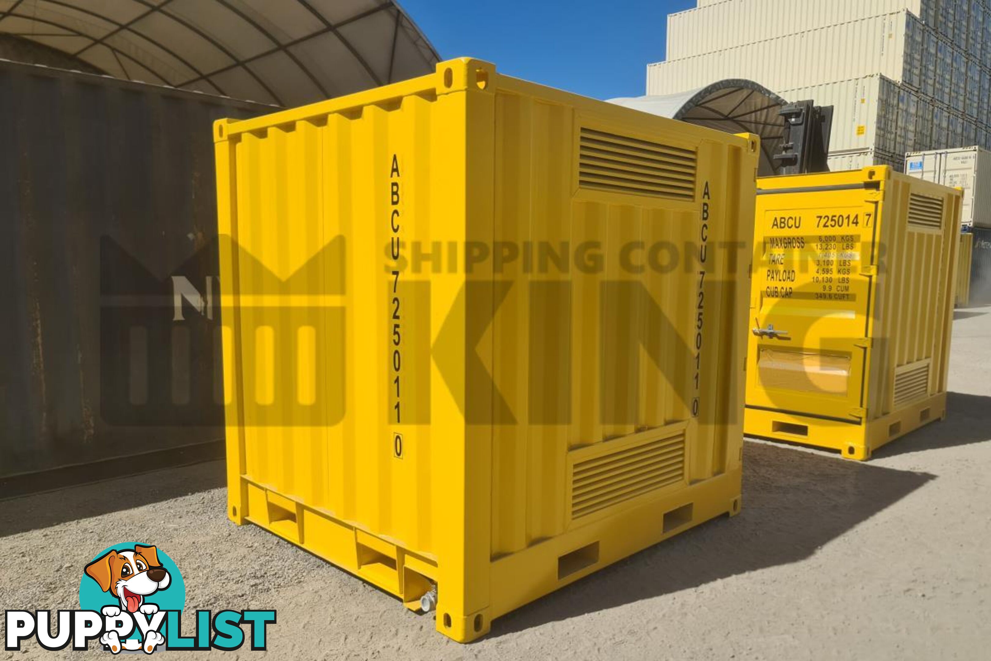 8' DANGEROUS GOODS SHIPPING CONTAINER (4 CORNER POST)