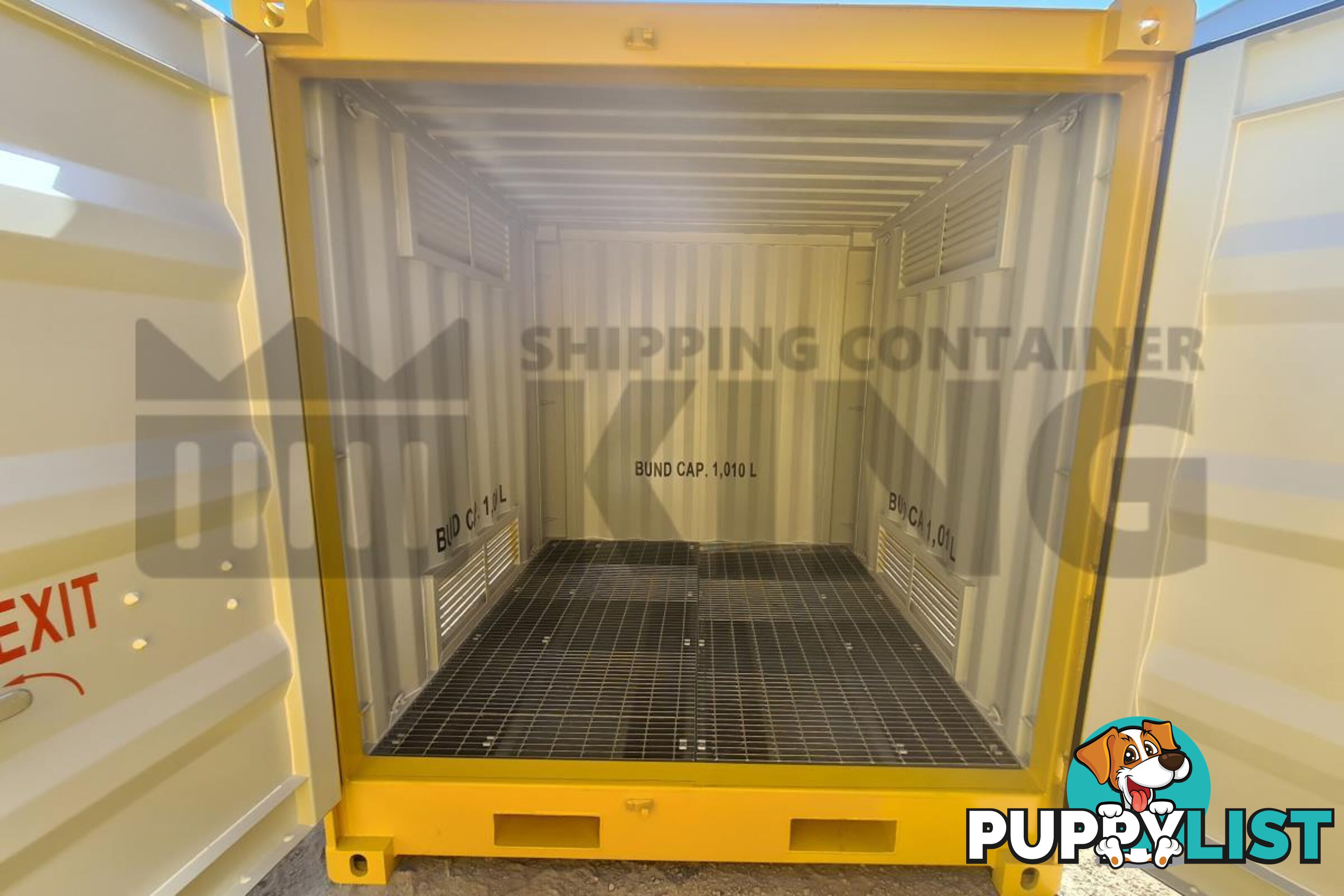 8' DANGEROUS GOODS SHIPPING CONTAINER (4 CORNER POST)