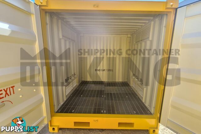 8' DANGEROUS GOODS SHIPPING CONTAINER (4 CORNER POST)