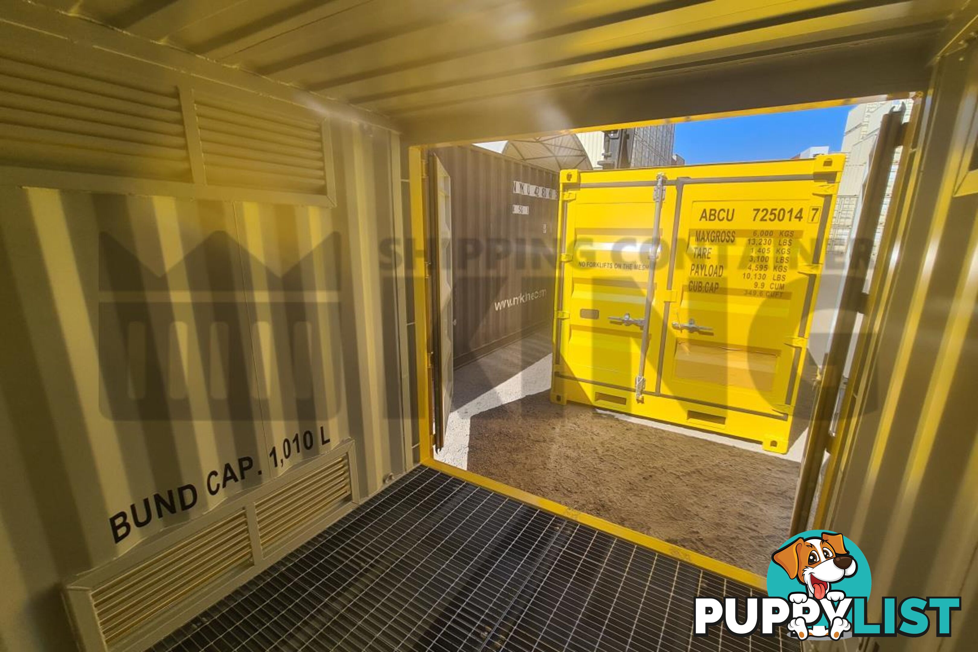 8' DANGEROUS GOODS SHIPPING CONTAINER (4 CORNER POST)