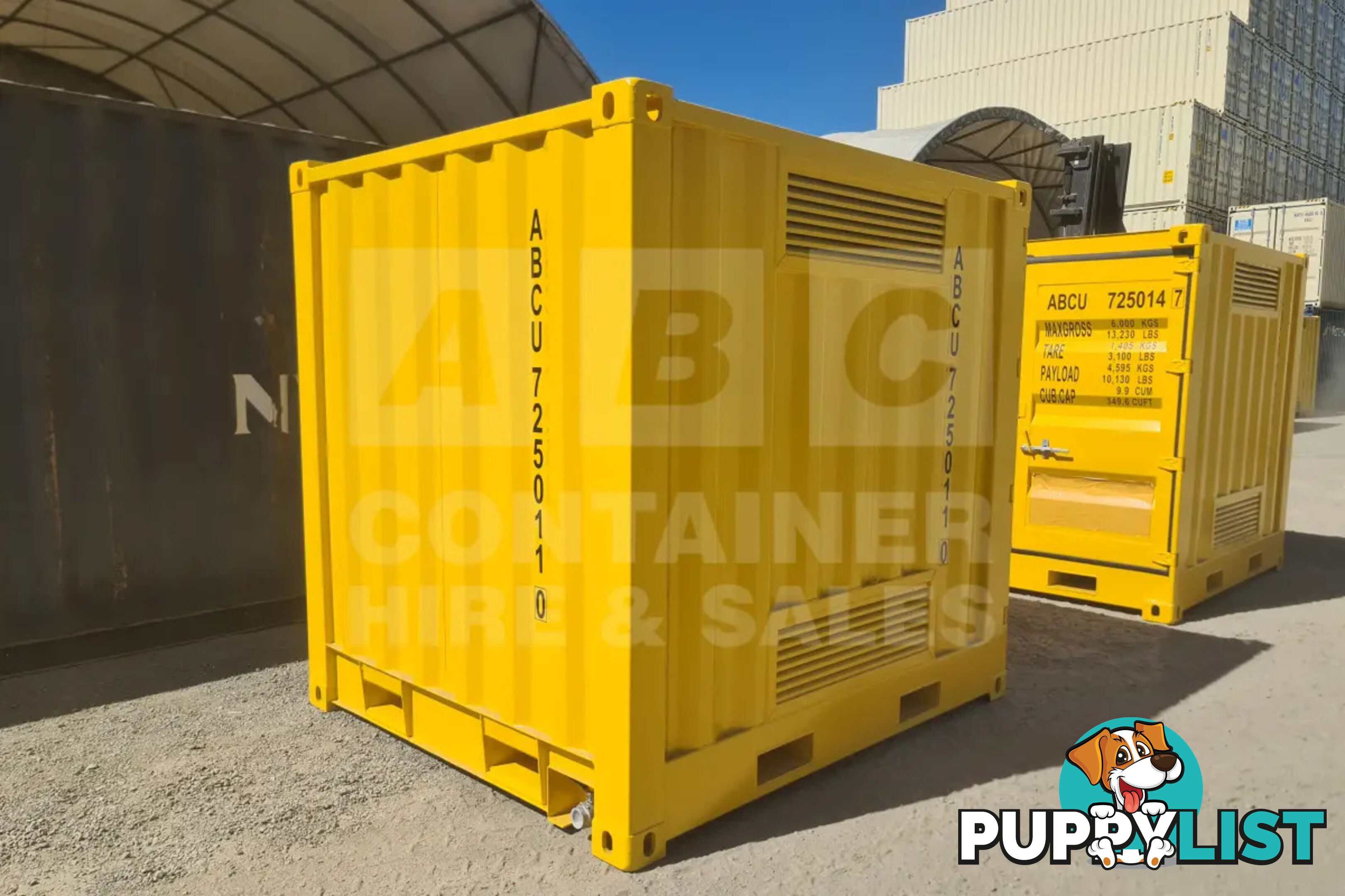 8' DANGEROUS GOODS SHIPPING CONTAINER (4 CORNER POST)