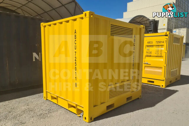 8' DANGEROUS GOODS SHIPPING CONTAINER (4 CORNER POST)