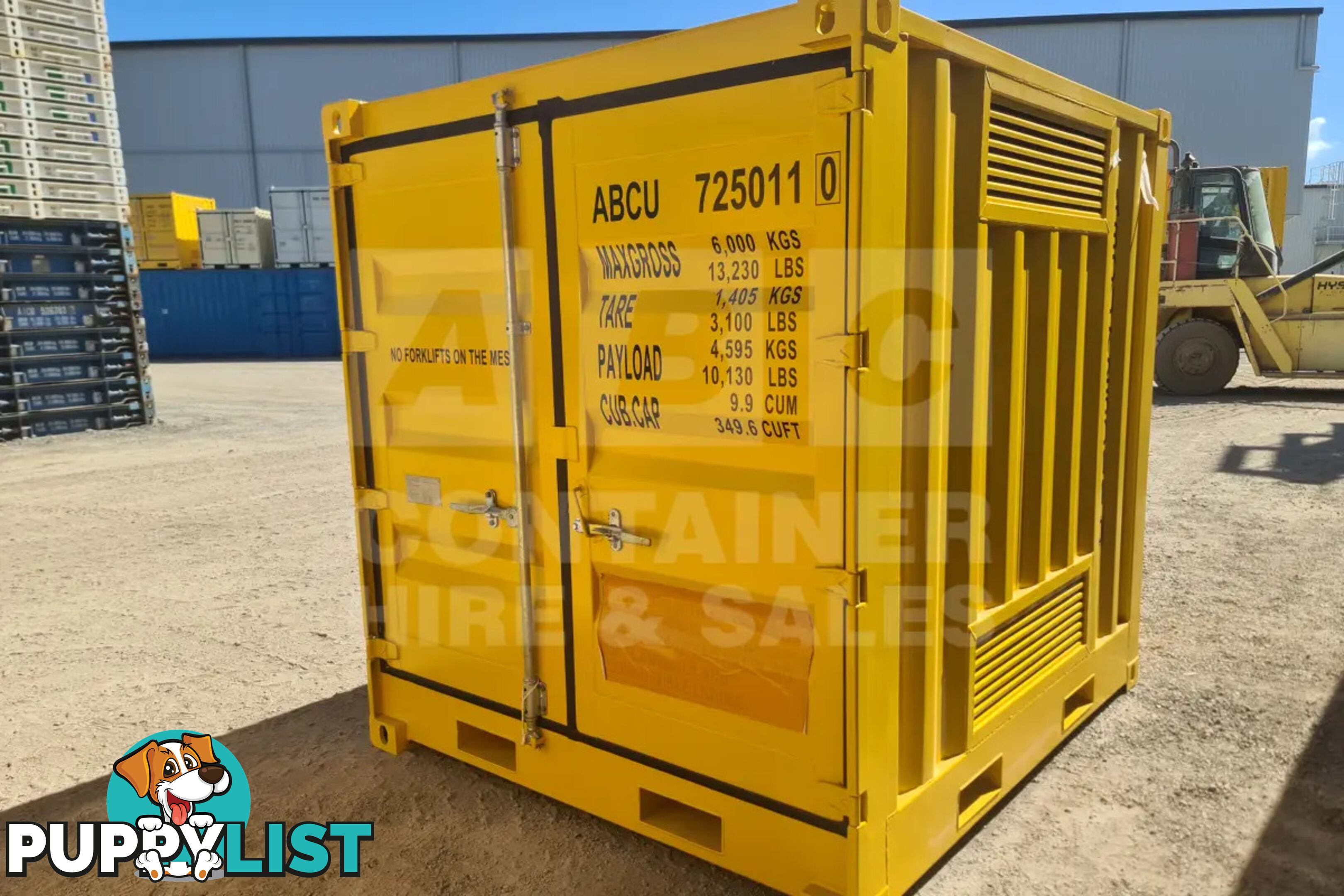 8' DANGEROUS GOODS SHIPPING CONTAINER (4 CORNER POST)