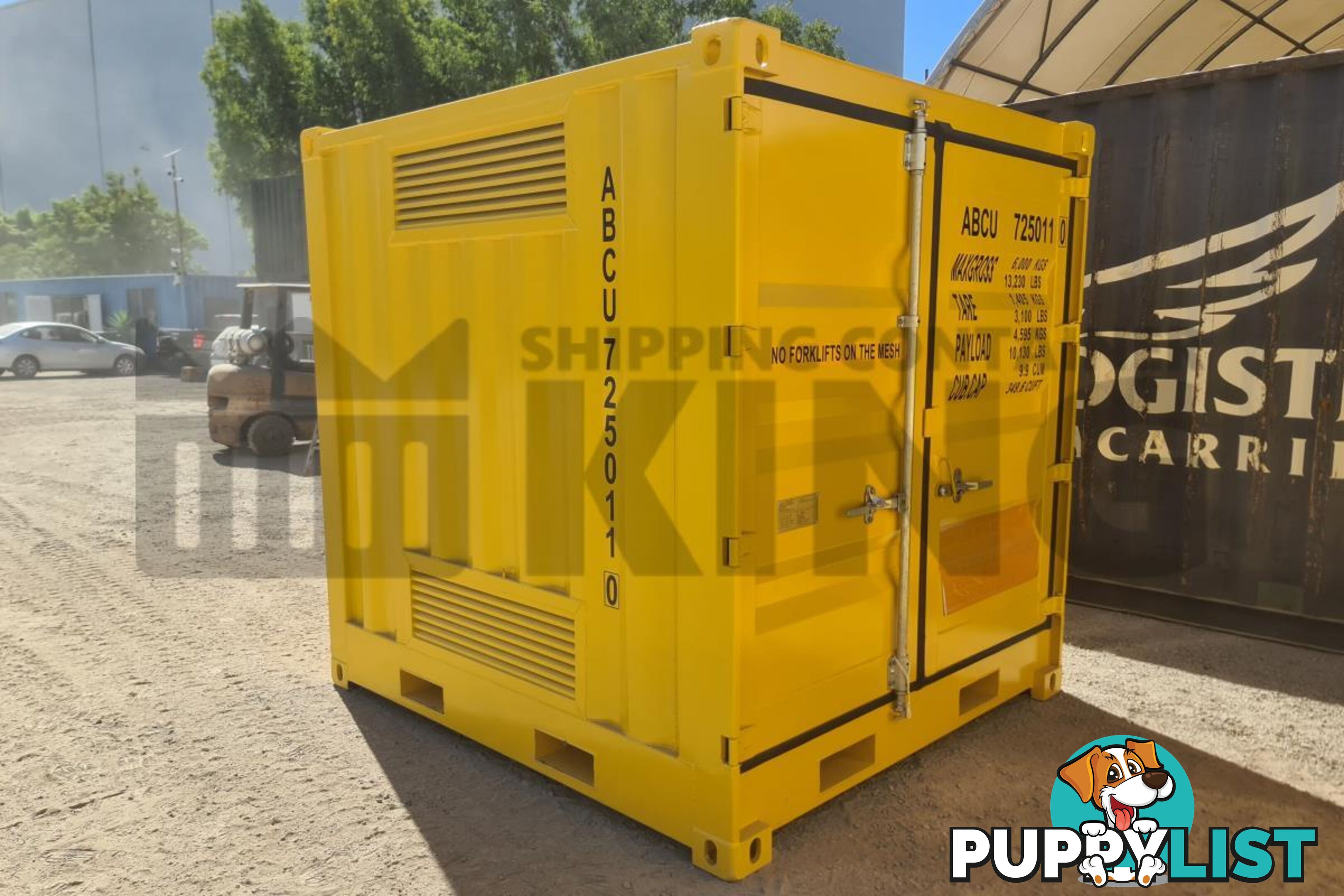 8' DANGEROUS GOODS SHIPPING CONTAINER (4 CORNER POST)