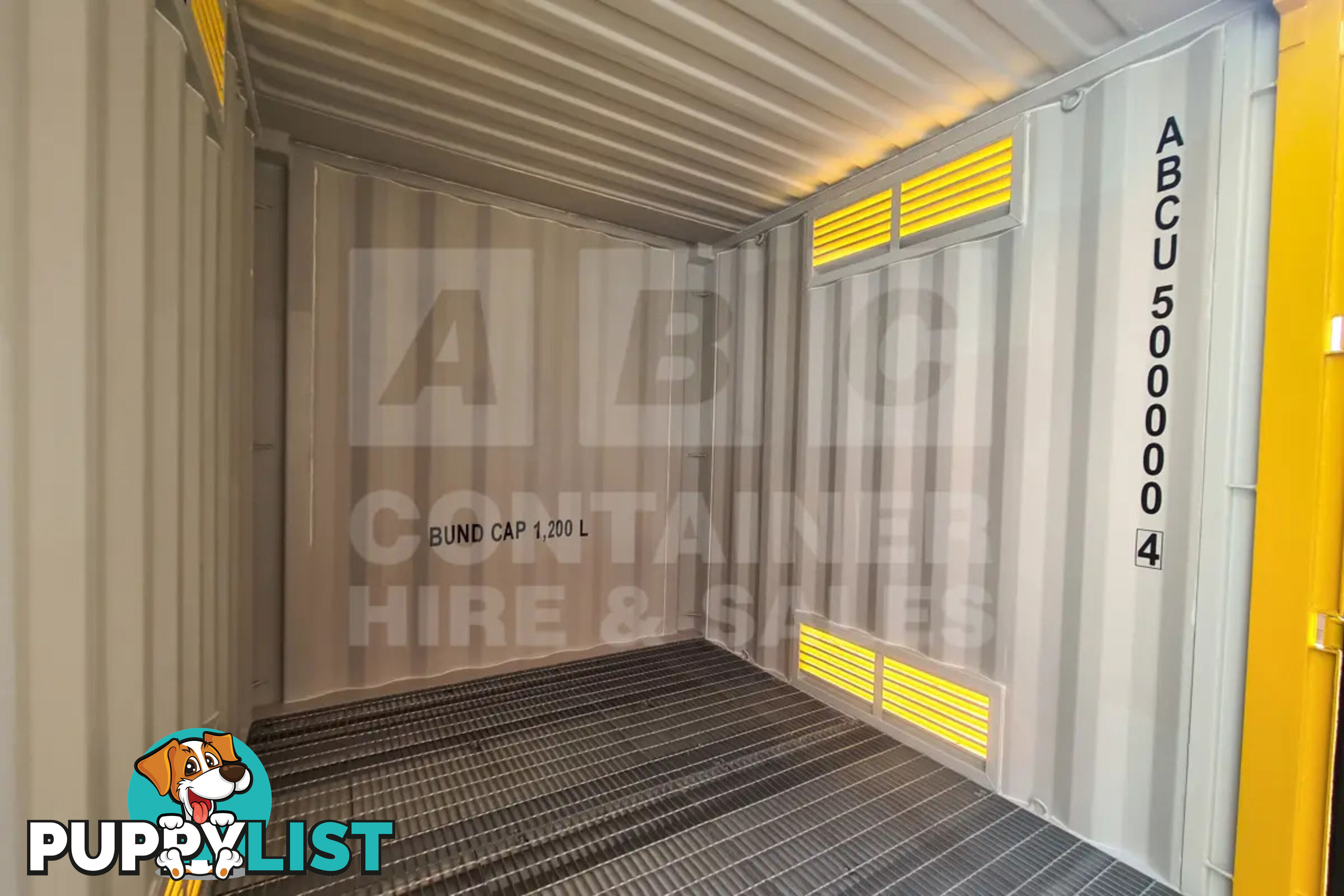 PAIR OF 10' HC DANGEROUS GOODS CONTAINERS (2 X 4 POST 10' DG'S)