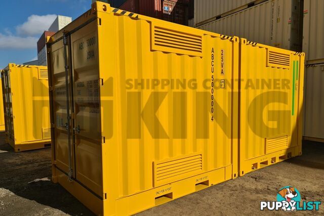 PAIR OF 10' HC DANGEROUS GOODS CONTAINERS (2 X 4 POST 10' DG'S)