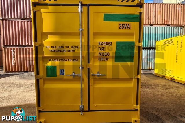 PAIR OF 10' HC DANGEROUS GOODS CONTAINERS (2 X 4 POST 10' DG'S)