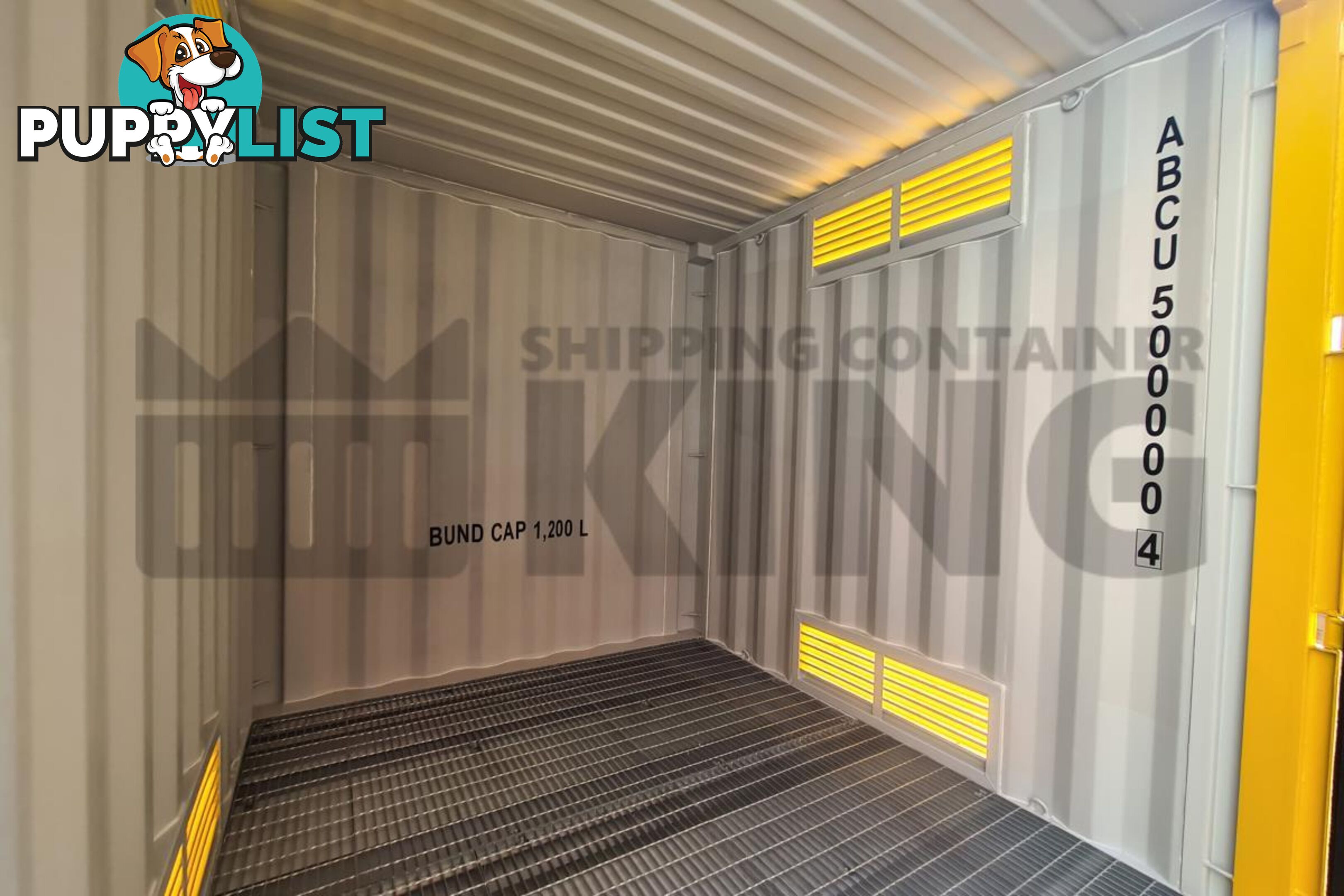 PAIR OF 10' HC DANGEROUS GOODS CONTAINERS (2 X 4 POST 10' DG'S)