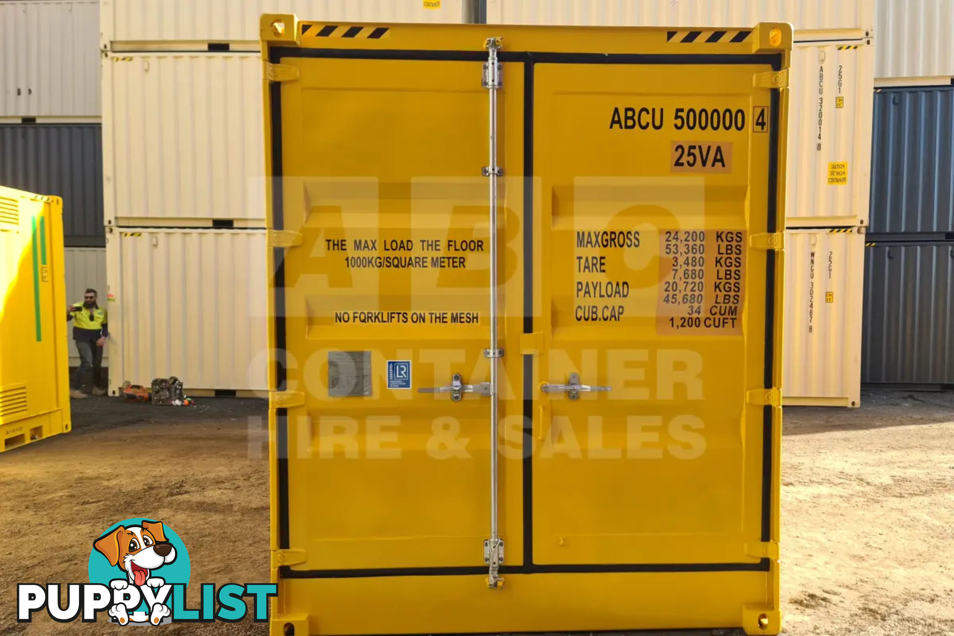 PAIR OF 10' HC DANGEROUS GOODS CONTAINERS (2 X 4 POST 10' DG'S)