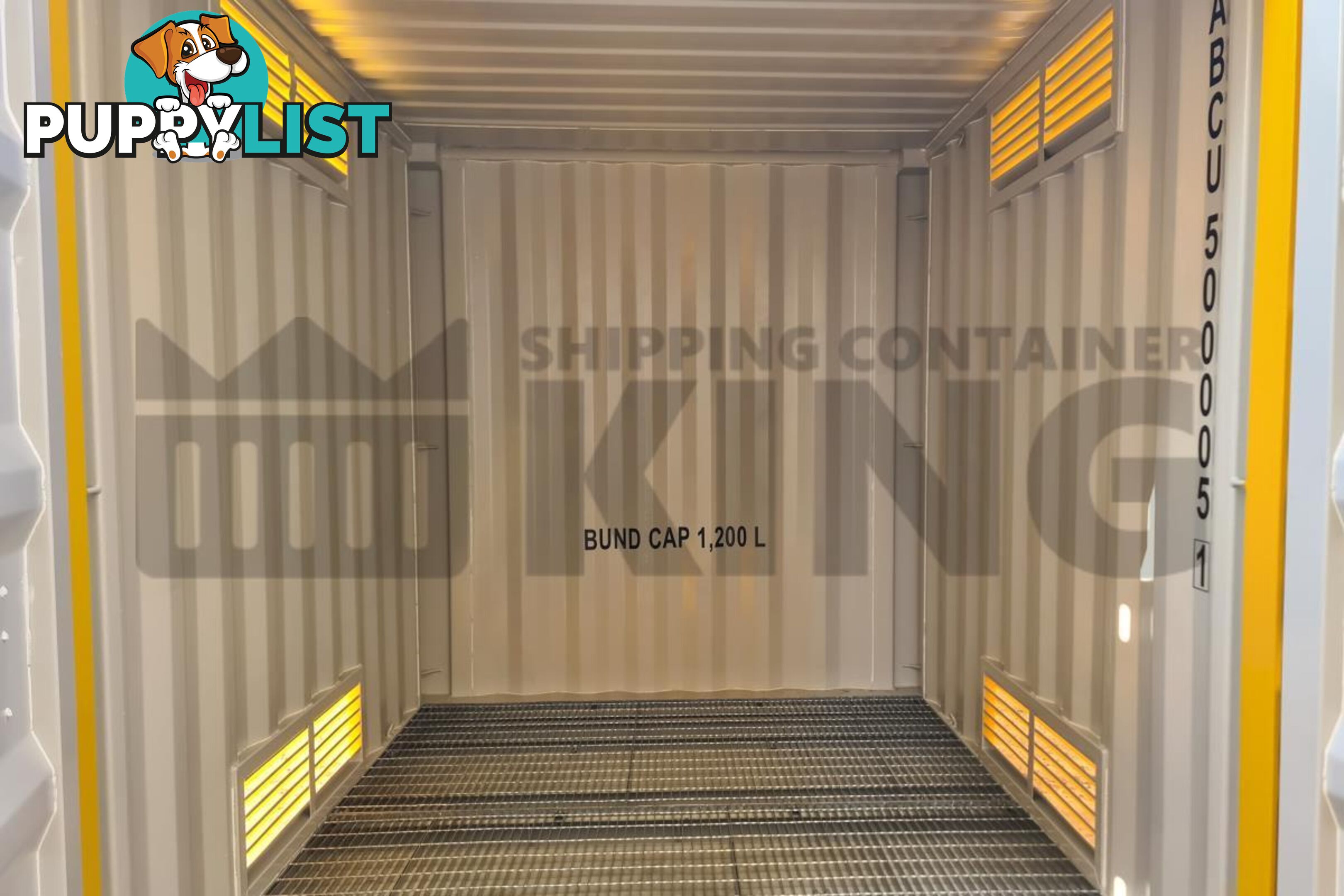 PAIR OF 10' HC DANGEROUS GOODS CONTAINERS (2 X 4 POST 10' DG'S)