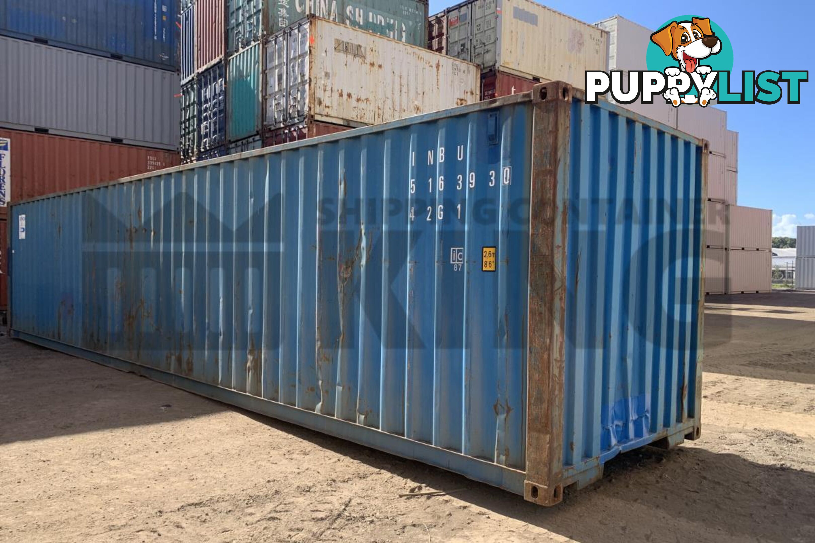 40' STANDARD HEIGHT SHIPPING CONTAINER - in Brisbane