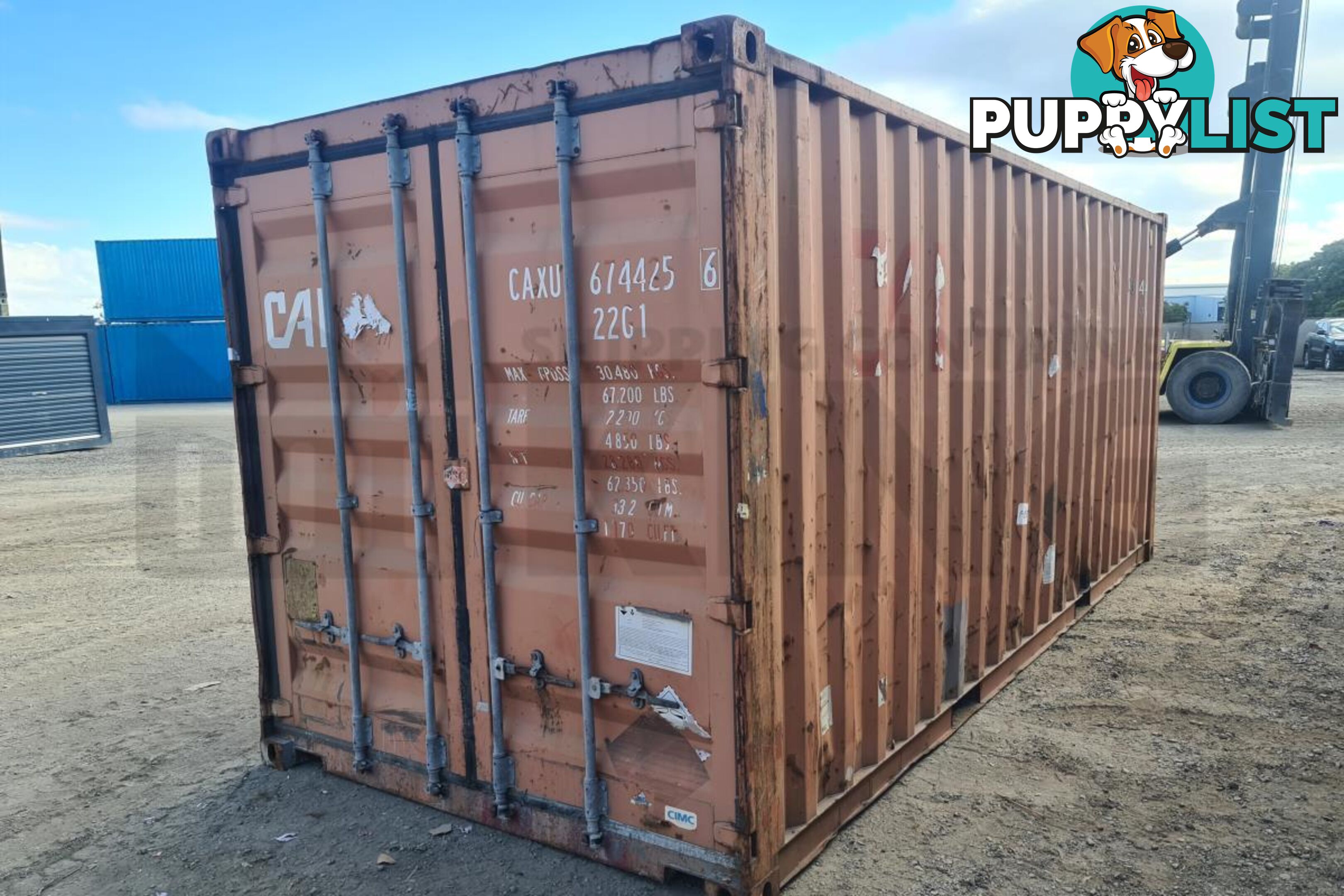 20' STANDARD HEIGHT SHIPPING CONTAINER - in Toowoomba