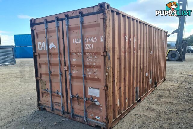 20' STANDARD HEIGHT SHIPPING CONTAINER - in Toowoomba