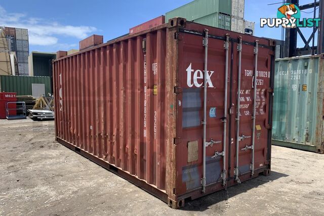 20' STANDARD HEIGHT SHIPPING CONTAINER - in Brisbane