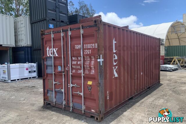 20' STANDARD HEIGHT SHIPPING CONTAINER - in Brisbane