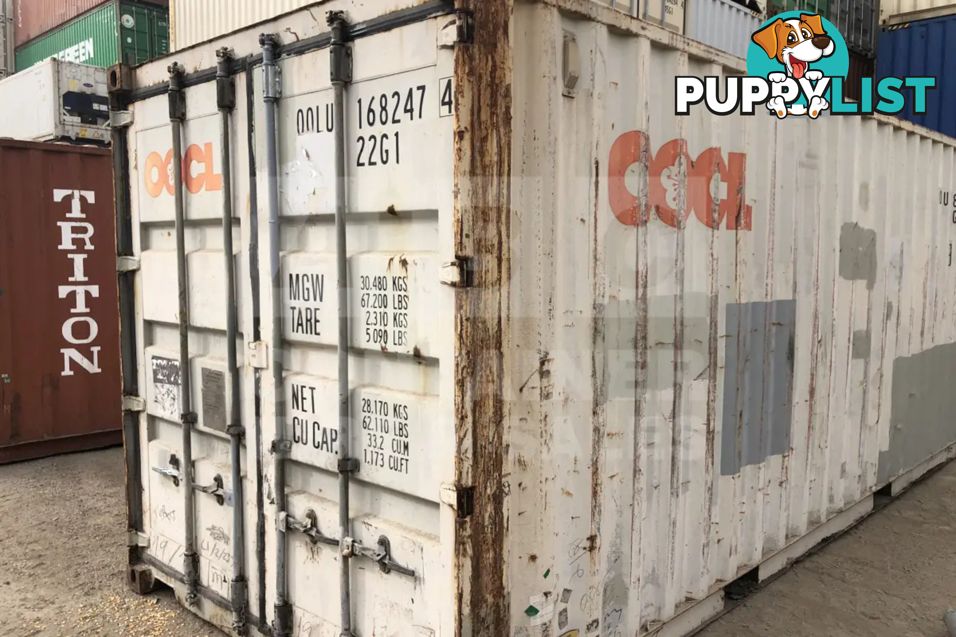 20' STANDARD HEIGHT SHIPPING CONTAINER