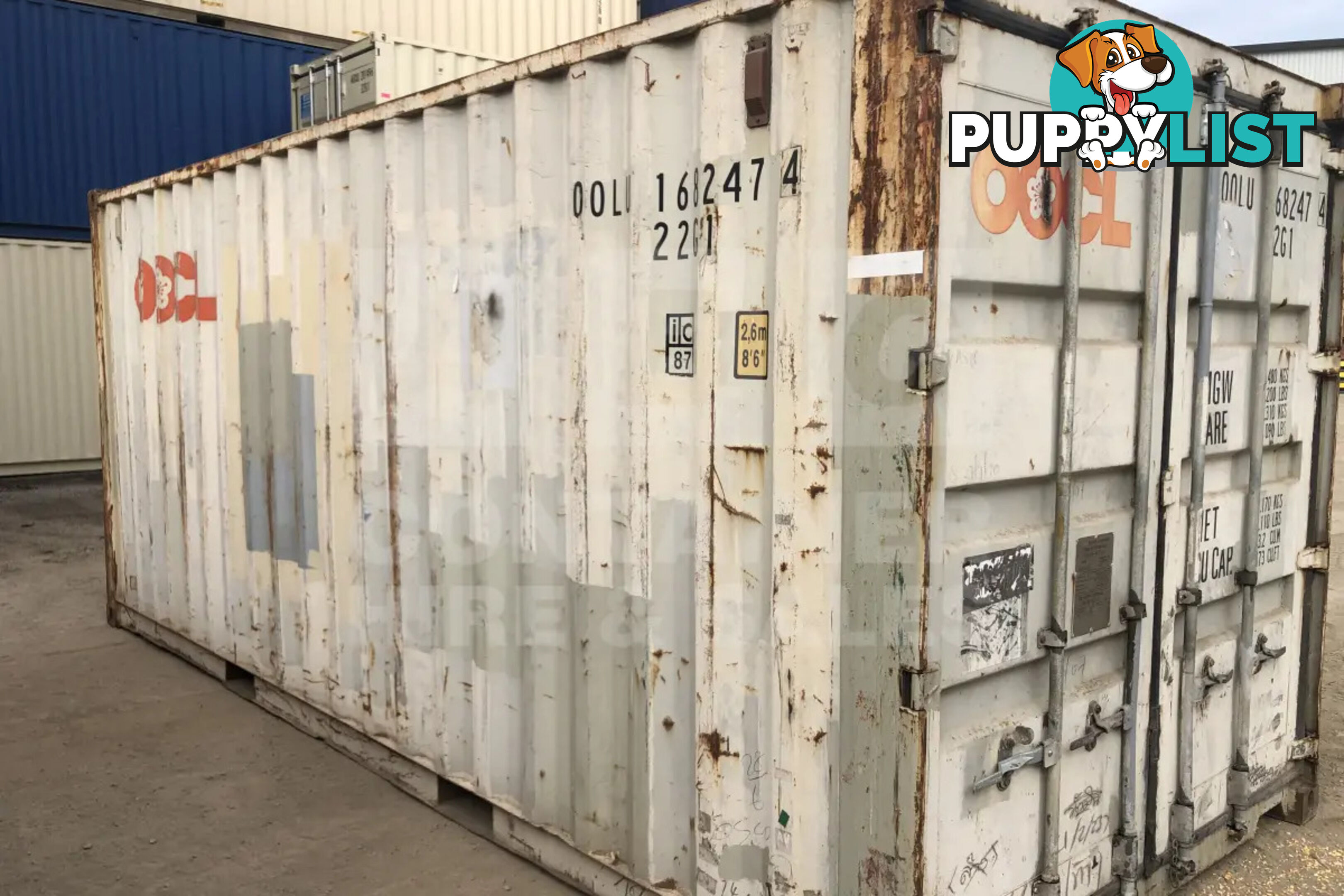 20' STANDARD HEIGHT SHIPPING CONTAINER